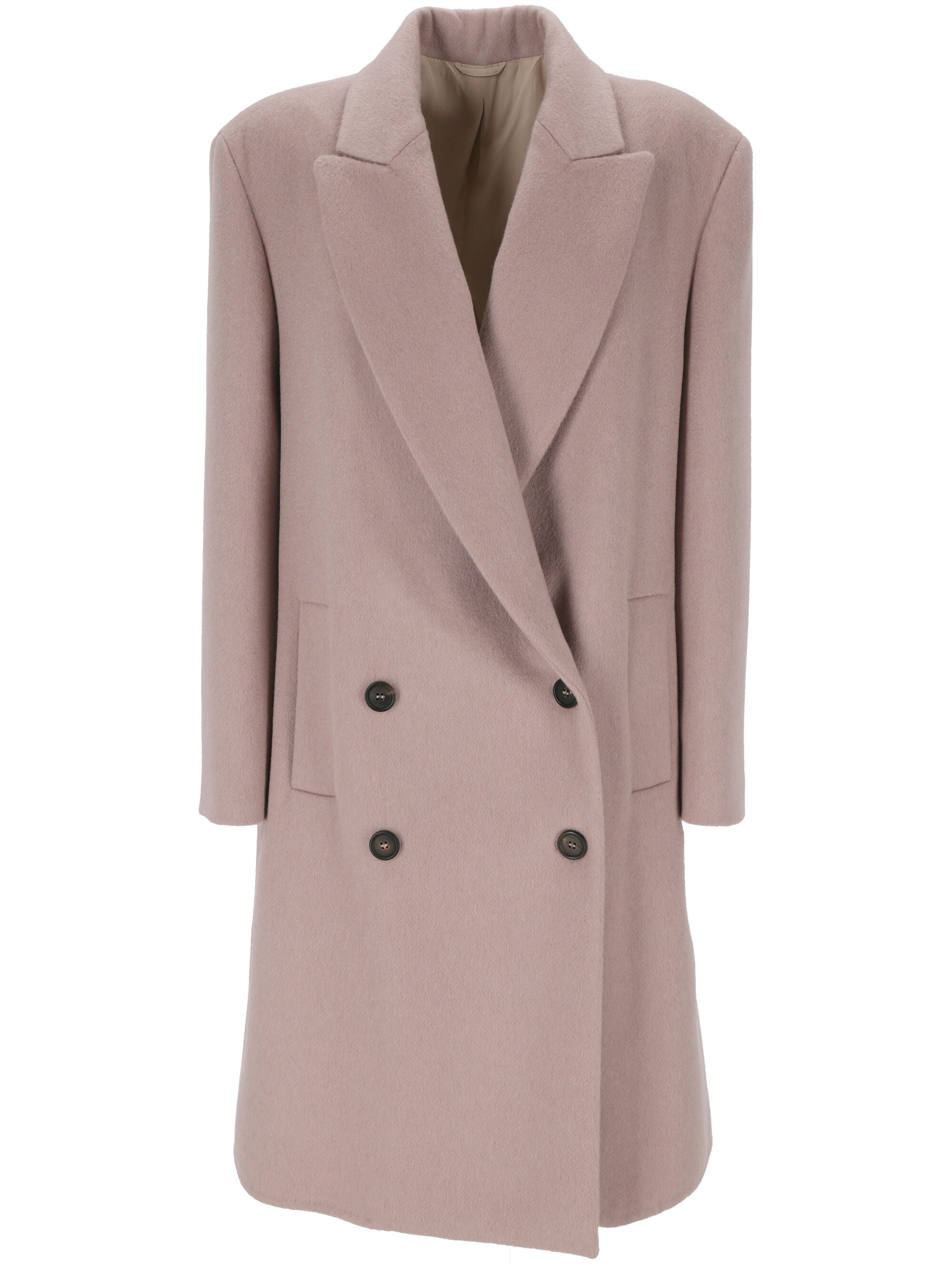 Brunello Cucinelli MD5039940P Woman Mauve Coats - Zuklat