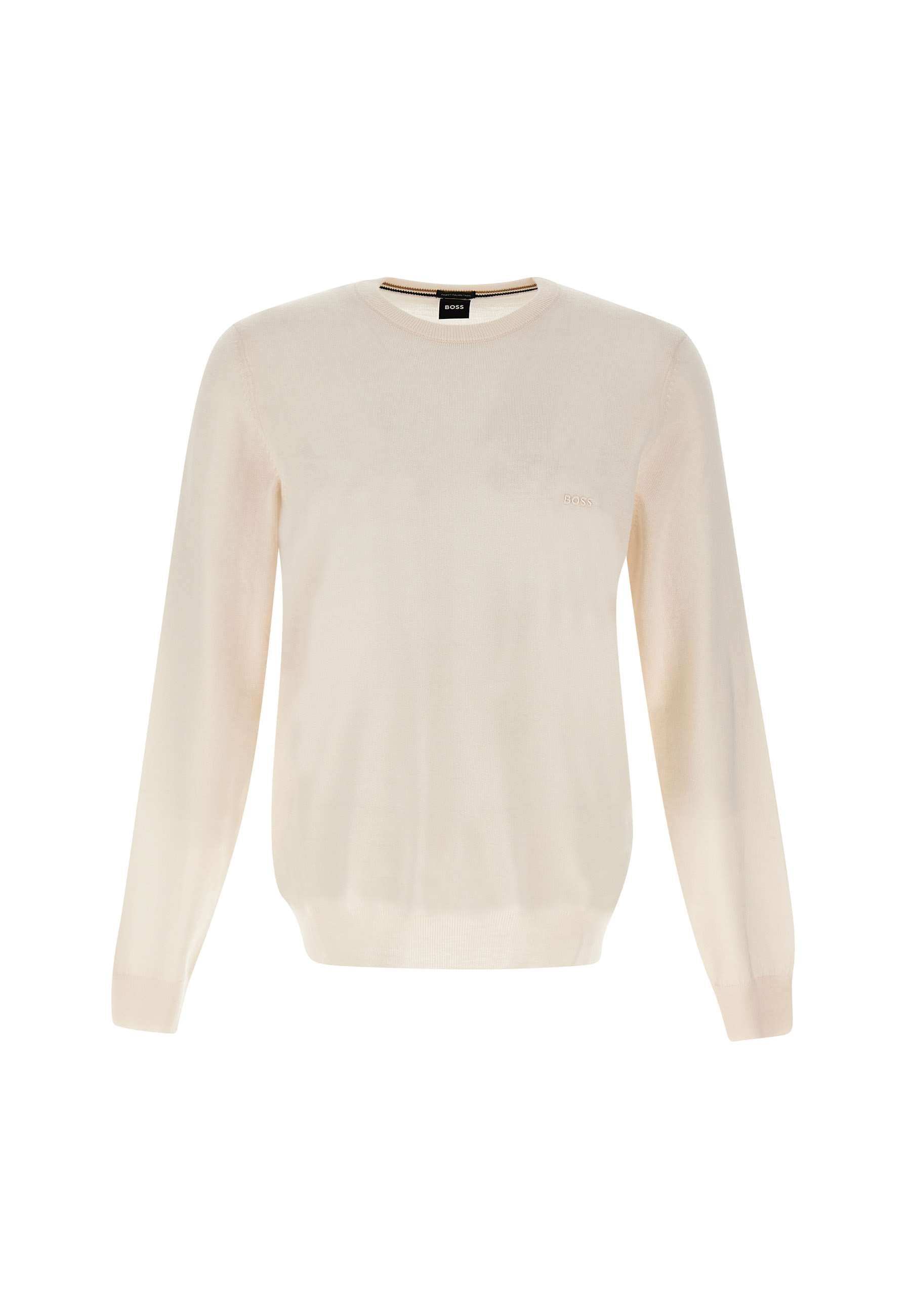 BOSS 50476364 Man White Sweaters - Zuklat