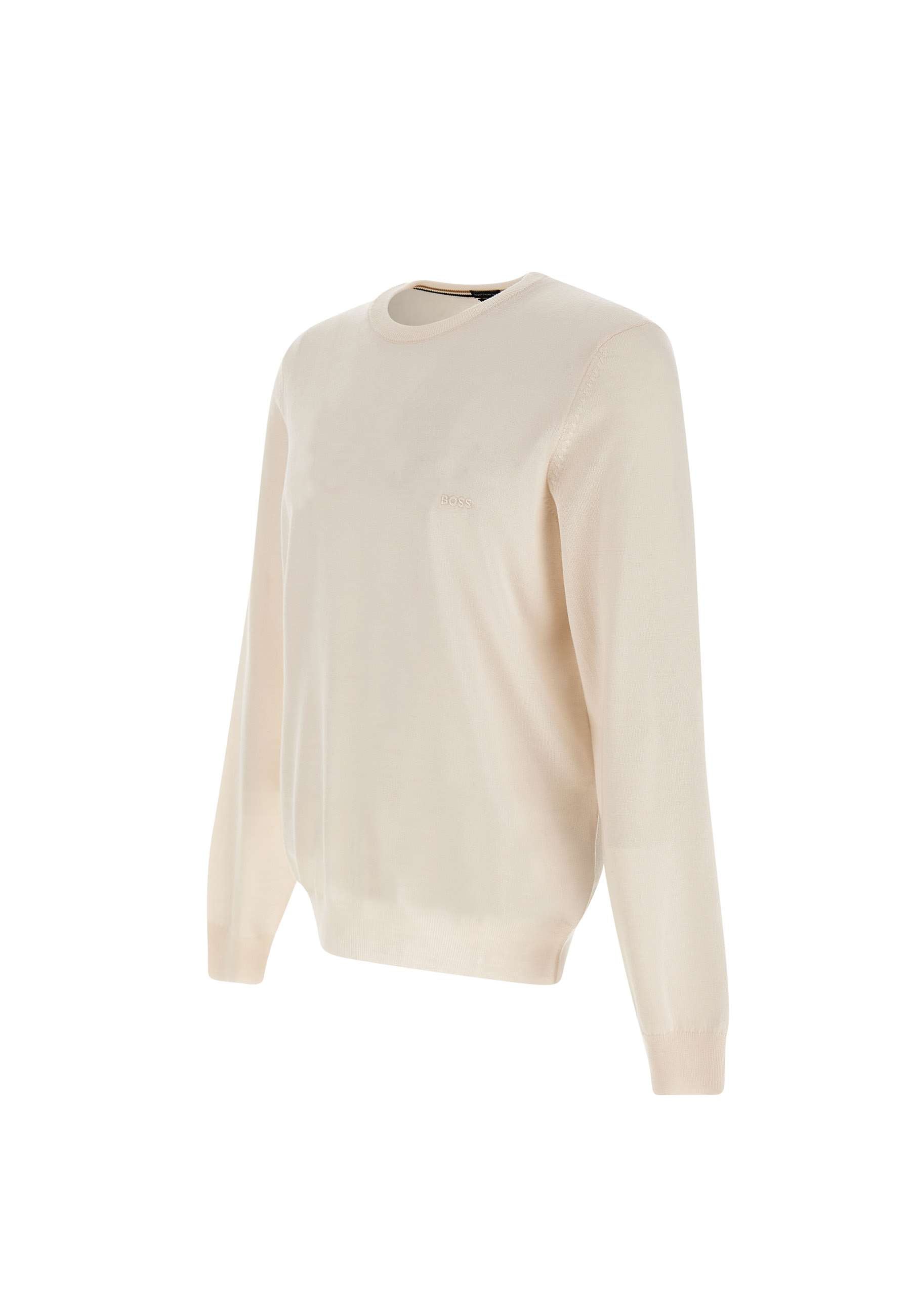 BOSS 50476364 Man White Sweaters - Zuklat