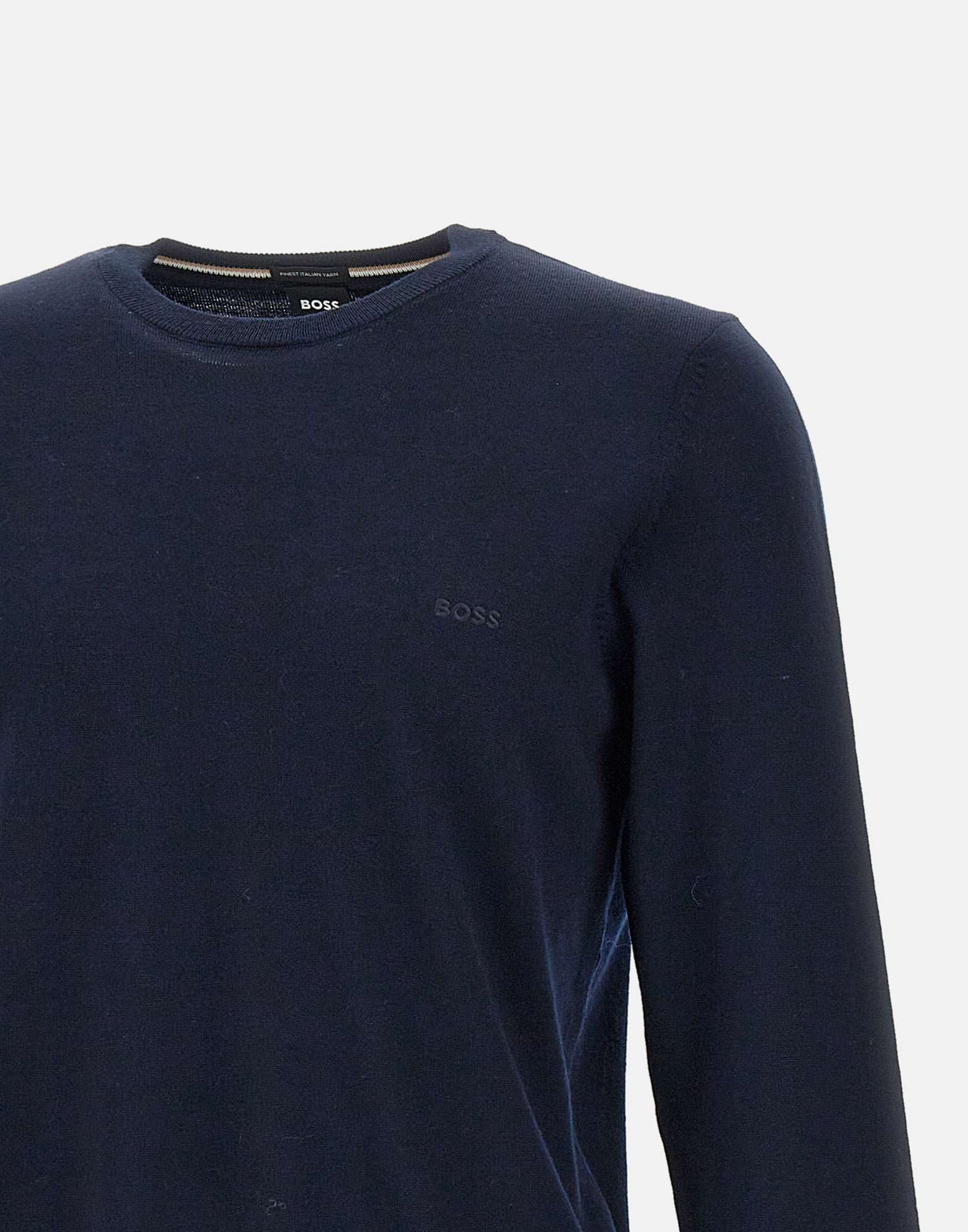 BOSS 50476364 Man BLUE Sweaters - Zuklat