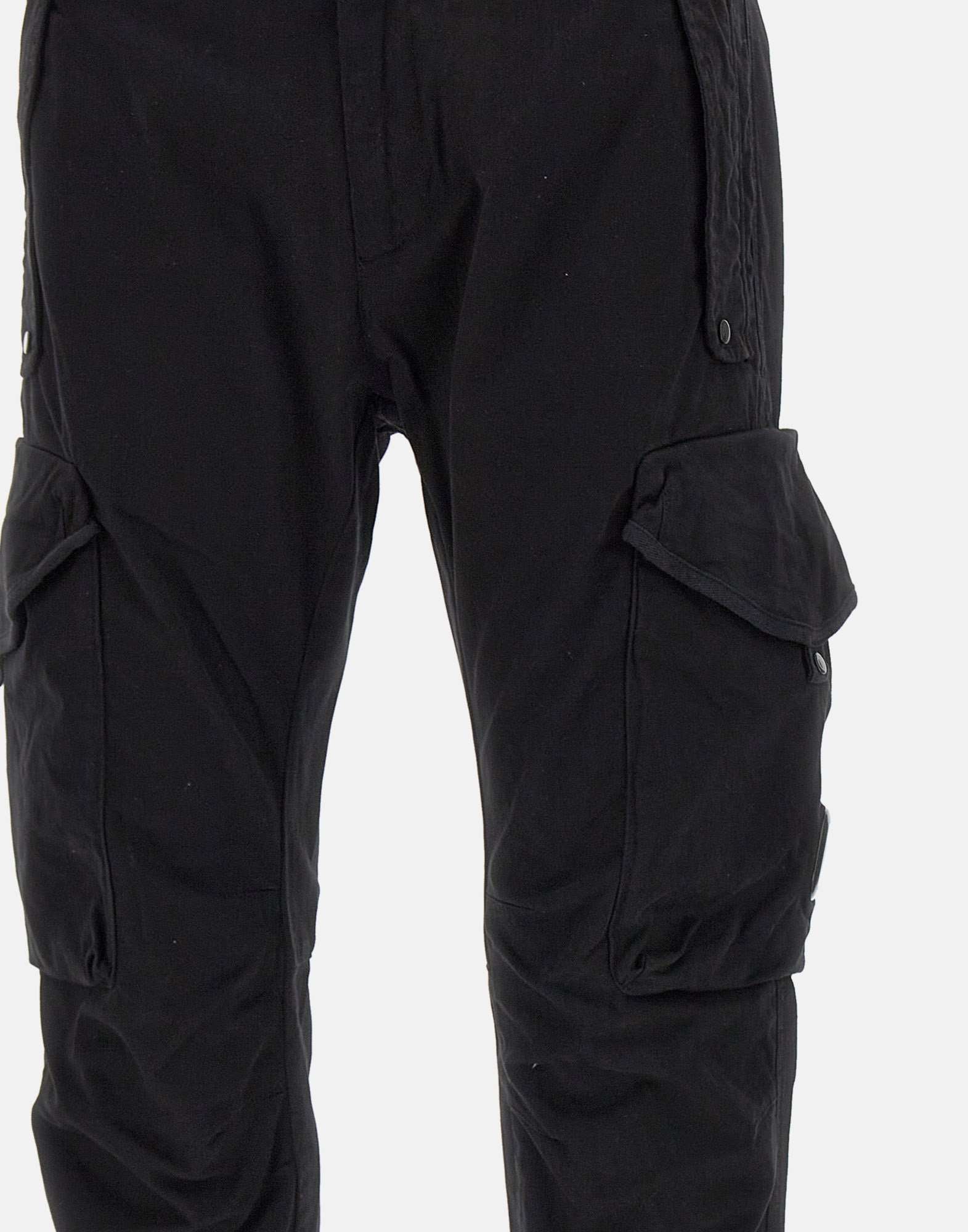 C.P. COMPANY 17CMPA058A Man Black Trousers - Zuklat