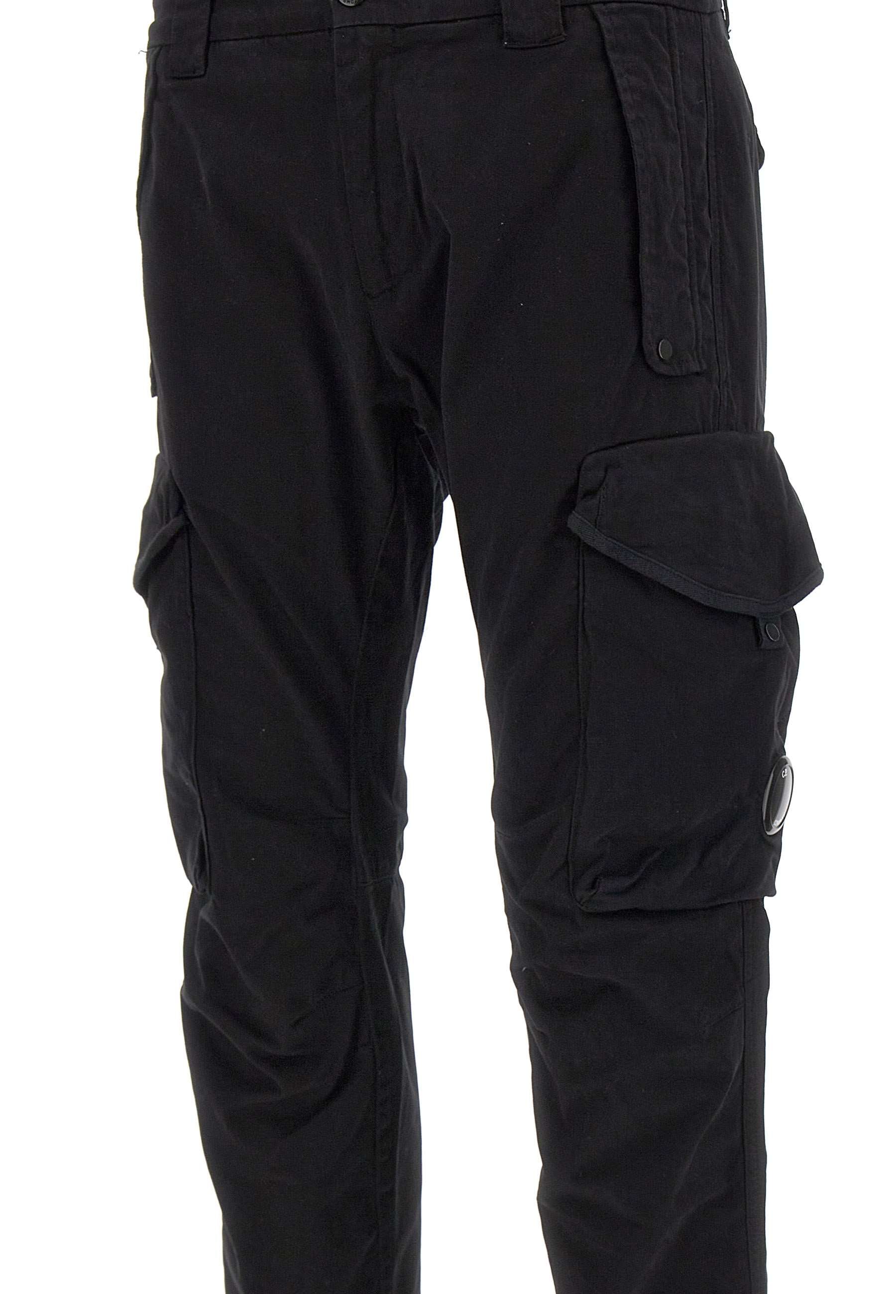 C.P. COMPANY 17CMPA058A Man Black Trousers - Zuklat