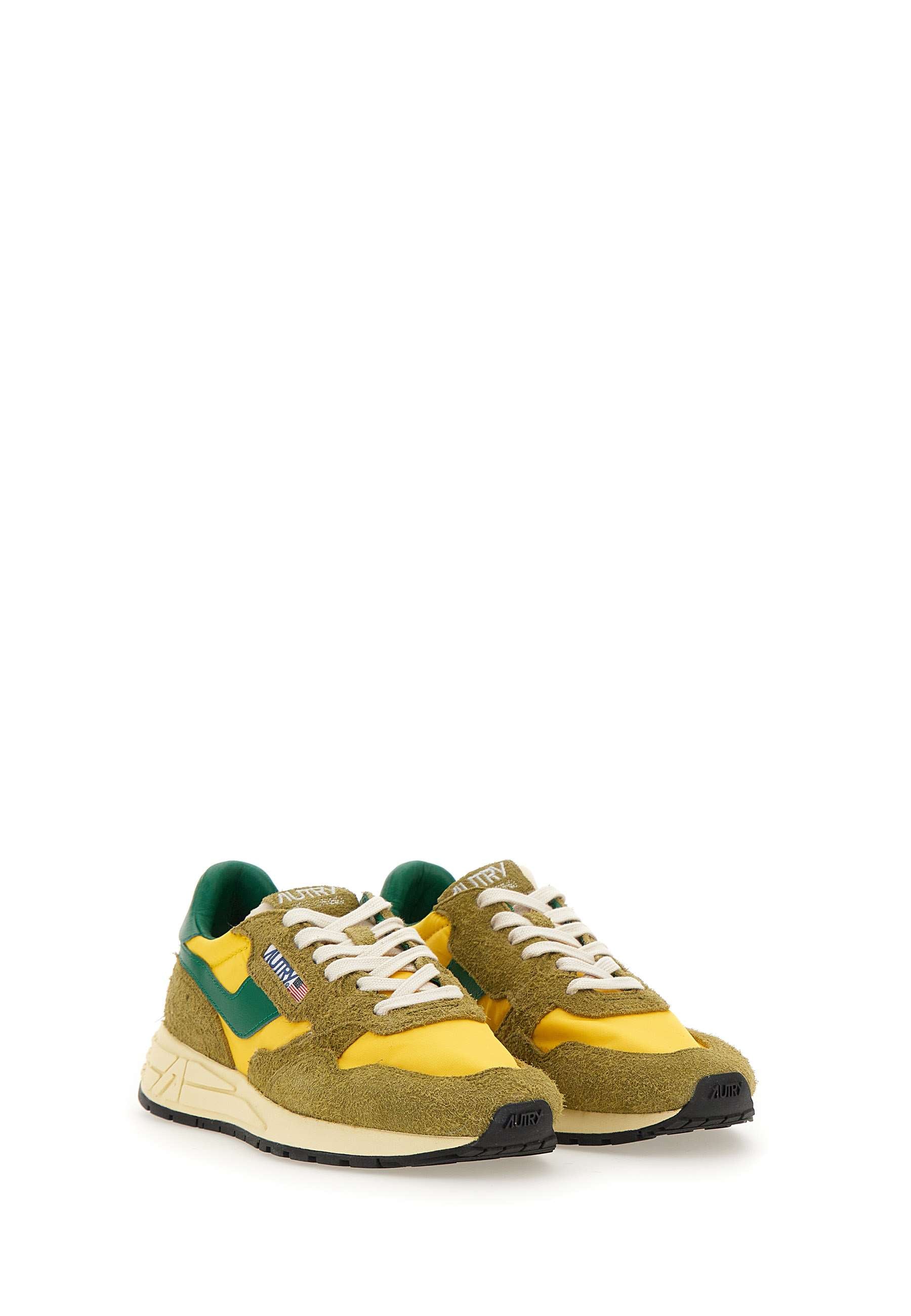 AUTRY WWLW Woman GREEN/YELLOW Sneakers - Zuklat