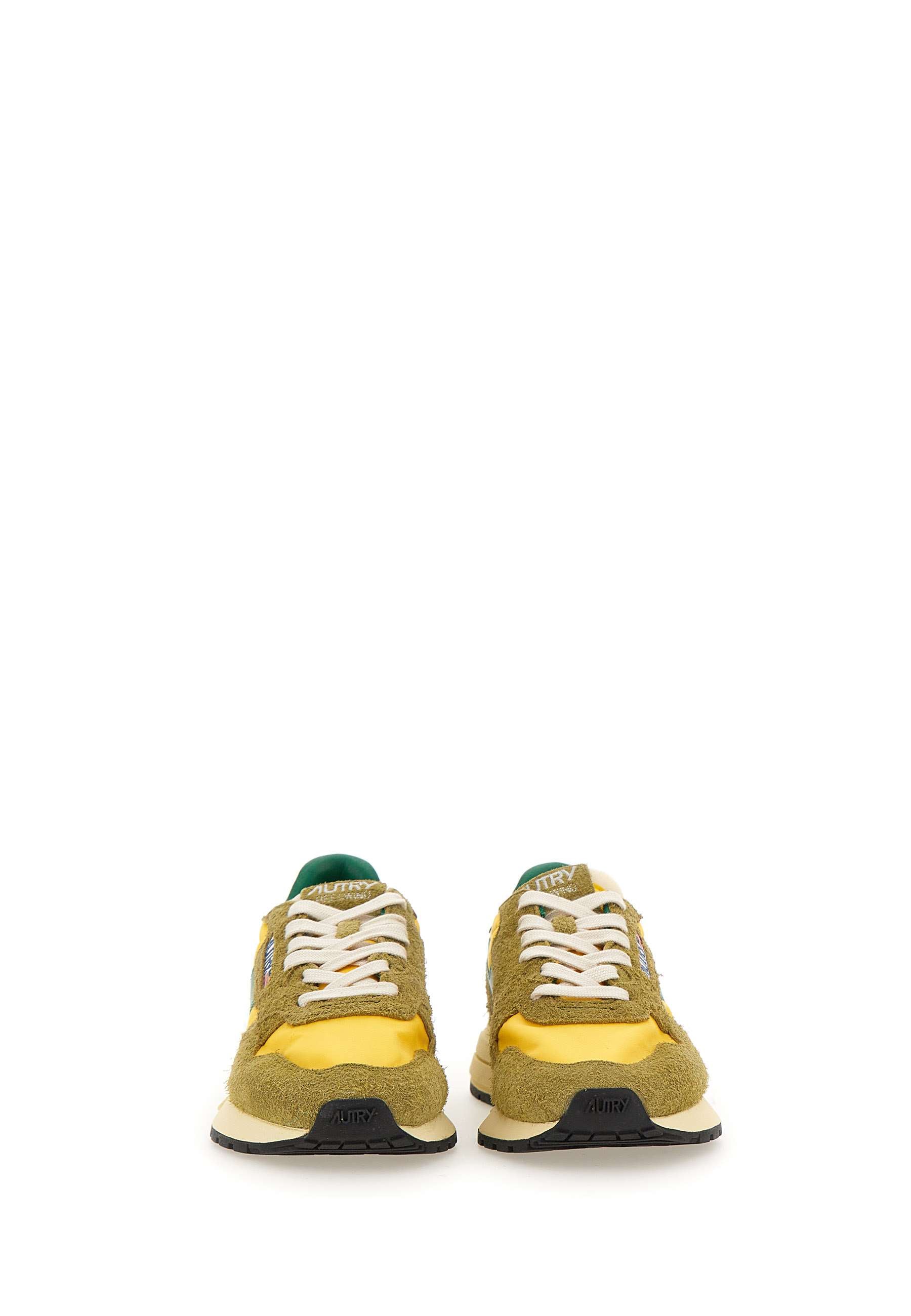 AUTRY WWLW Woman GREEN/YELLOW Sneakers - Zuklat