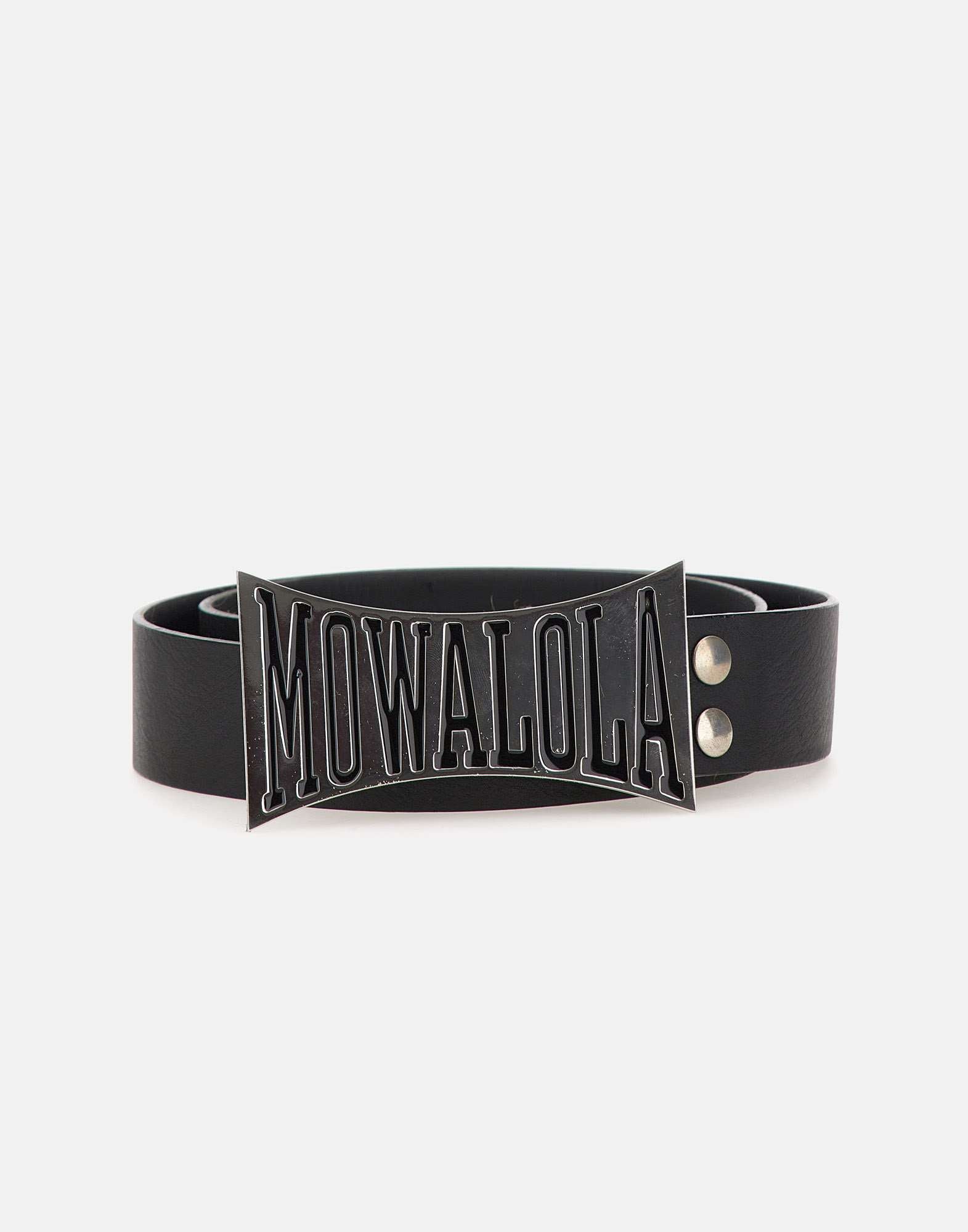 MOWALOLA MOSS24BE02036 Unisex Black Belts - Zuklat