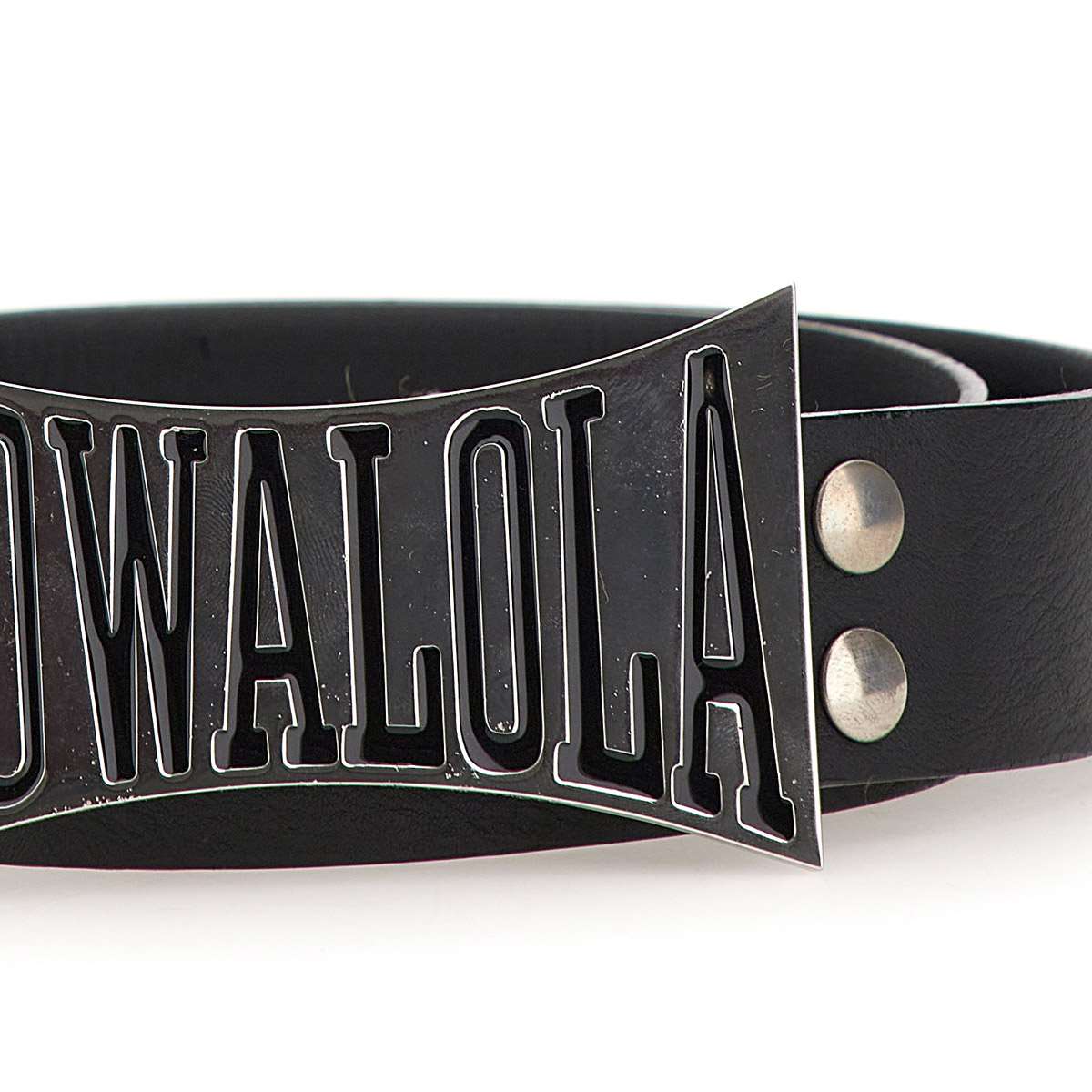 MOWALOLA MOSS24BE02036 Unisex Black Belts - Zuklat