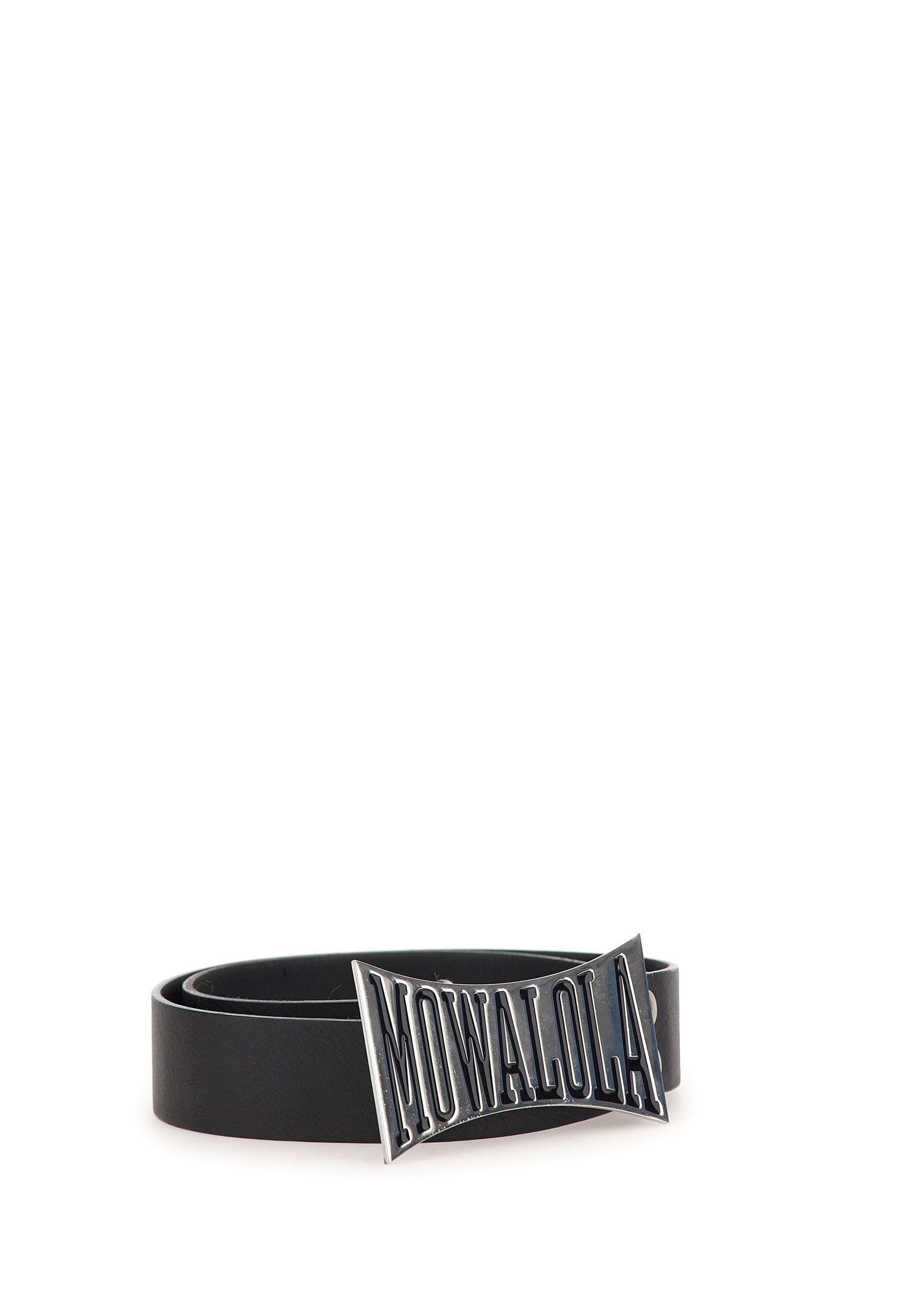 MOWALOLA MOSS24BE02036 Unisex Black Belts - Zuklat