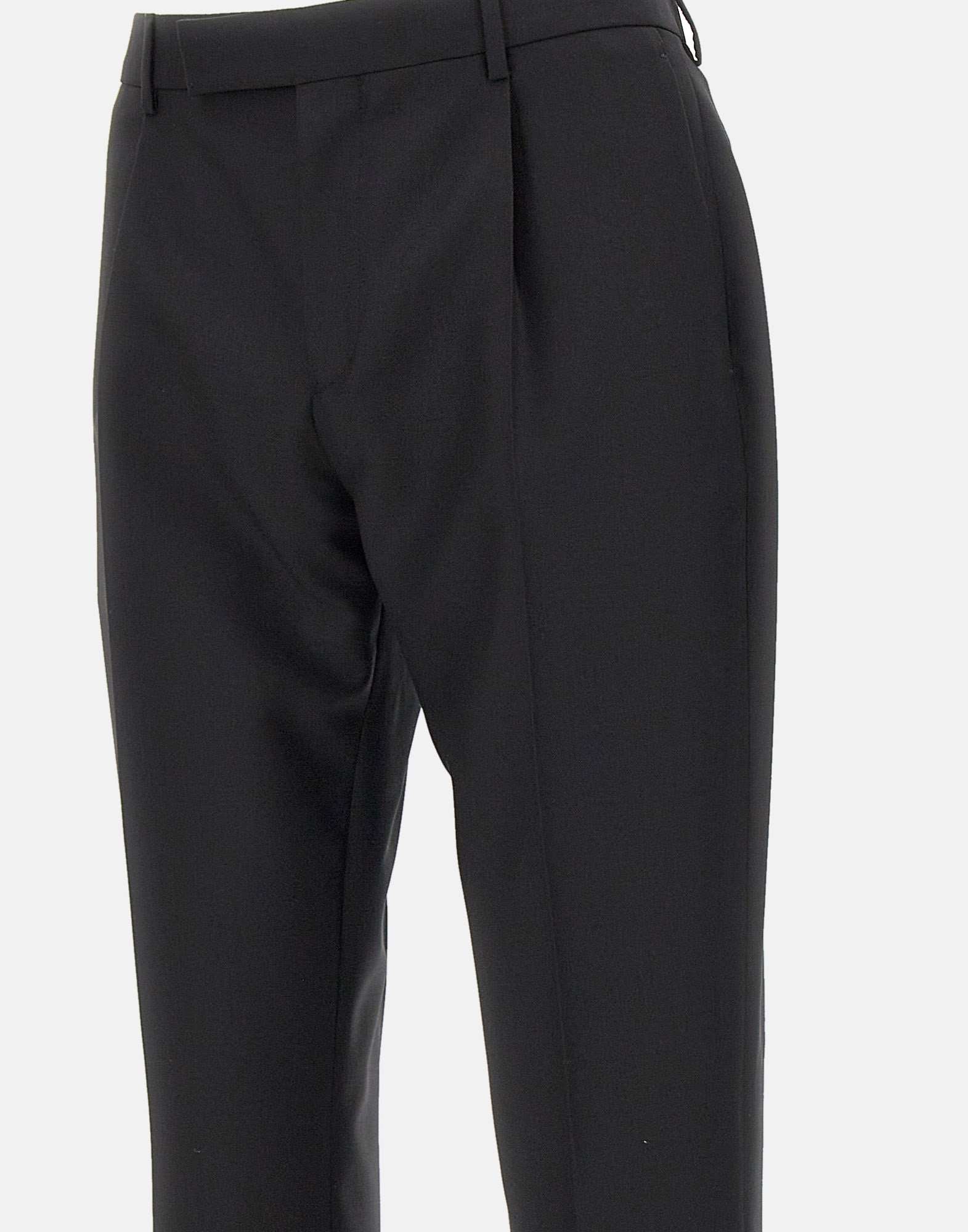 Lardini IVMALI Man Black Trousers - Zuklat