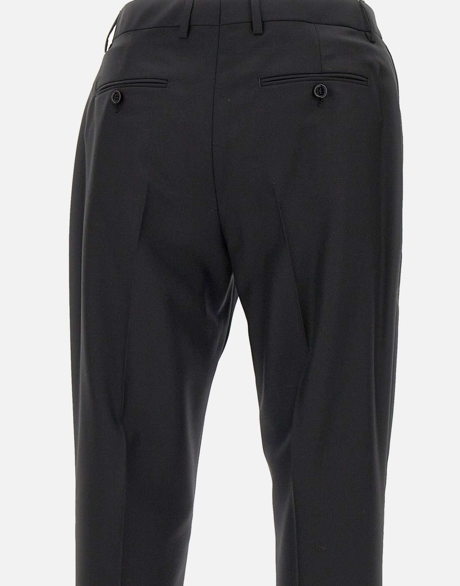 Lardini IVMALI Man Black Trousers - Zuklat