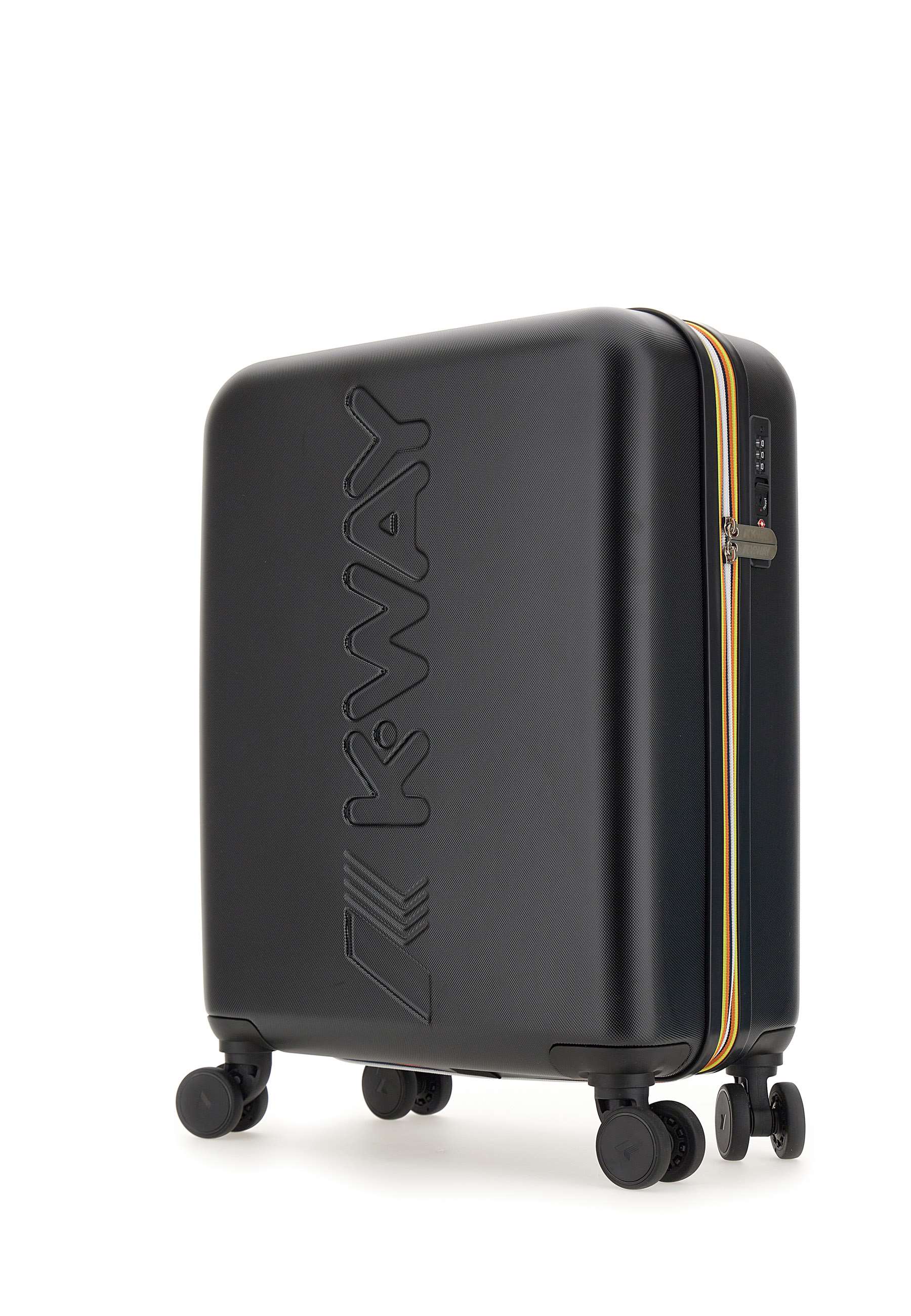 K-Way K11416W Unisex Black Suitcases - Zuklat