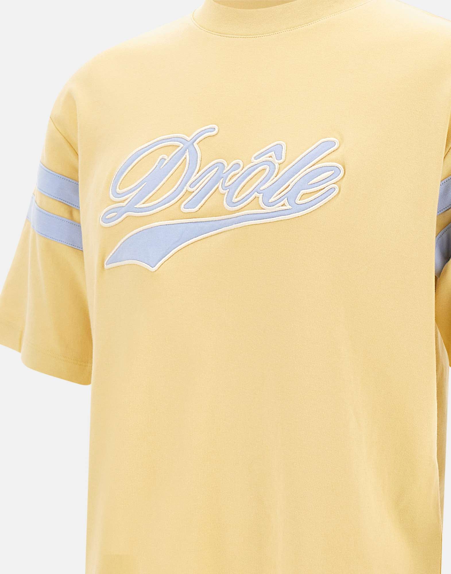 DROLE DE MONSIEUR TS215 Man Yellow T-shirts and Polos - Zuklat