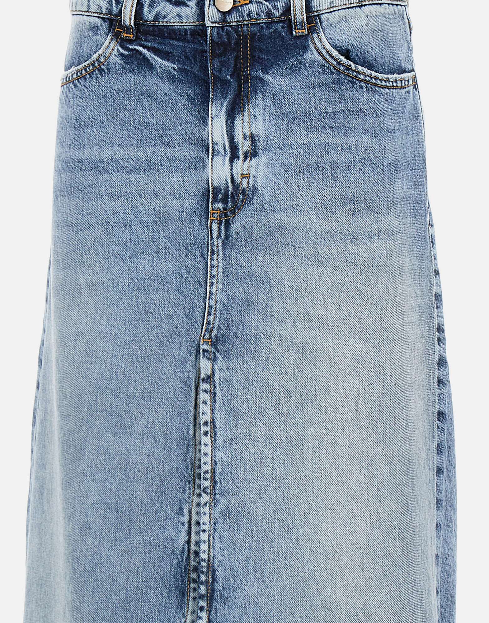 ICON DENIM SANDY Woman Blue Skirts - Zuklat