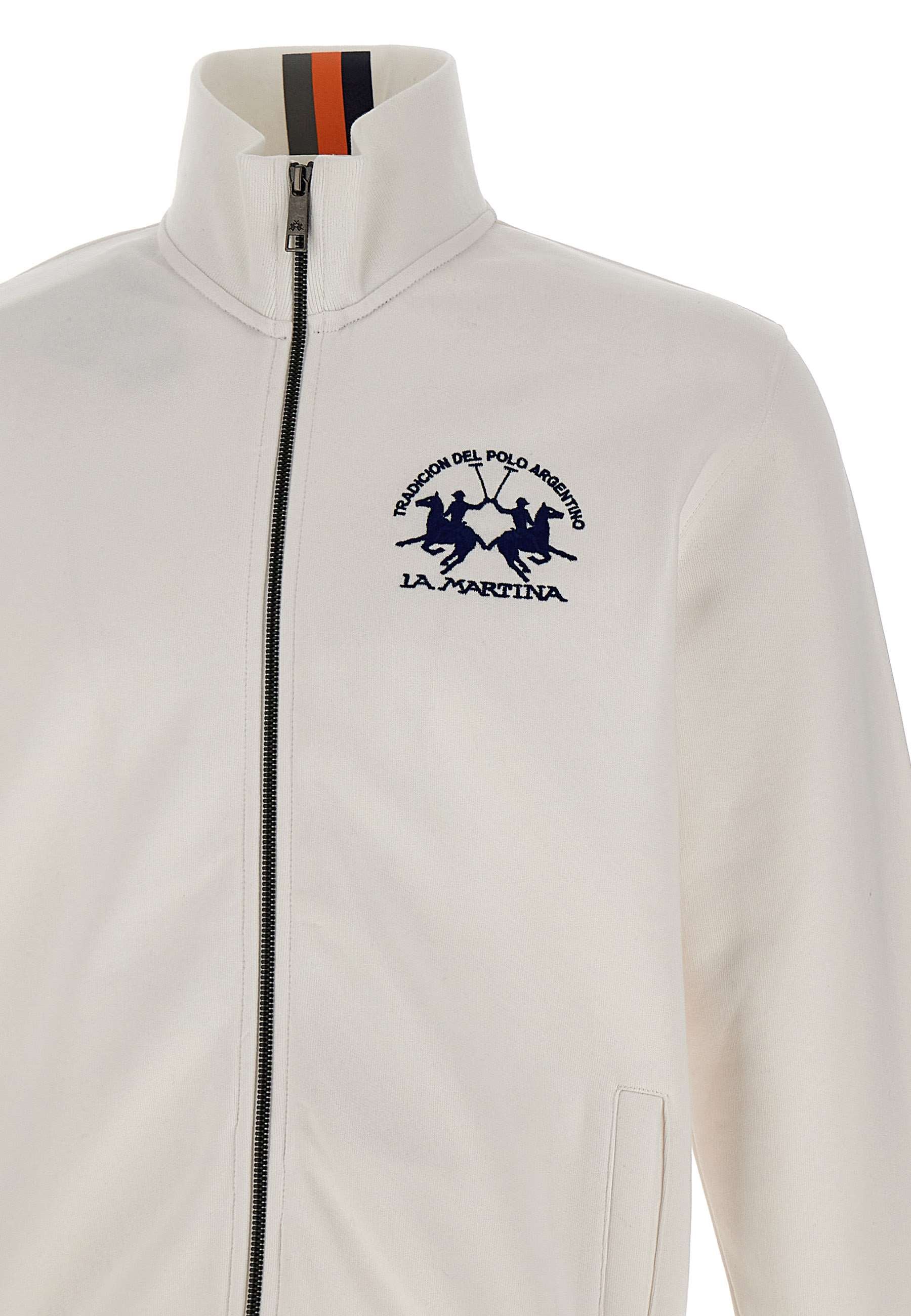 La Martina ZMF301 Man White Sweaters - Zuklat