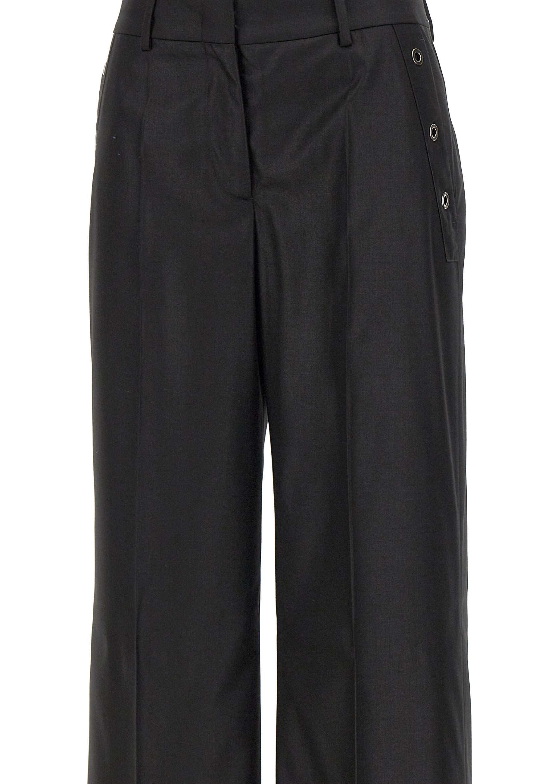 Iceberg B051 Woman Black Trousers - Zuklat