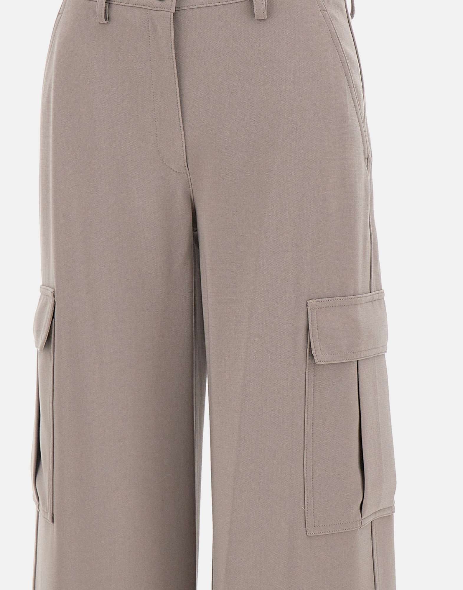 Theory O0709203 Woman Beige Trousers - Zuklat