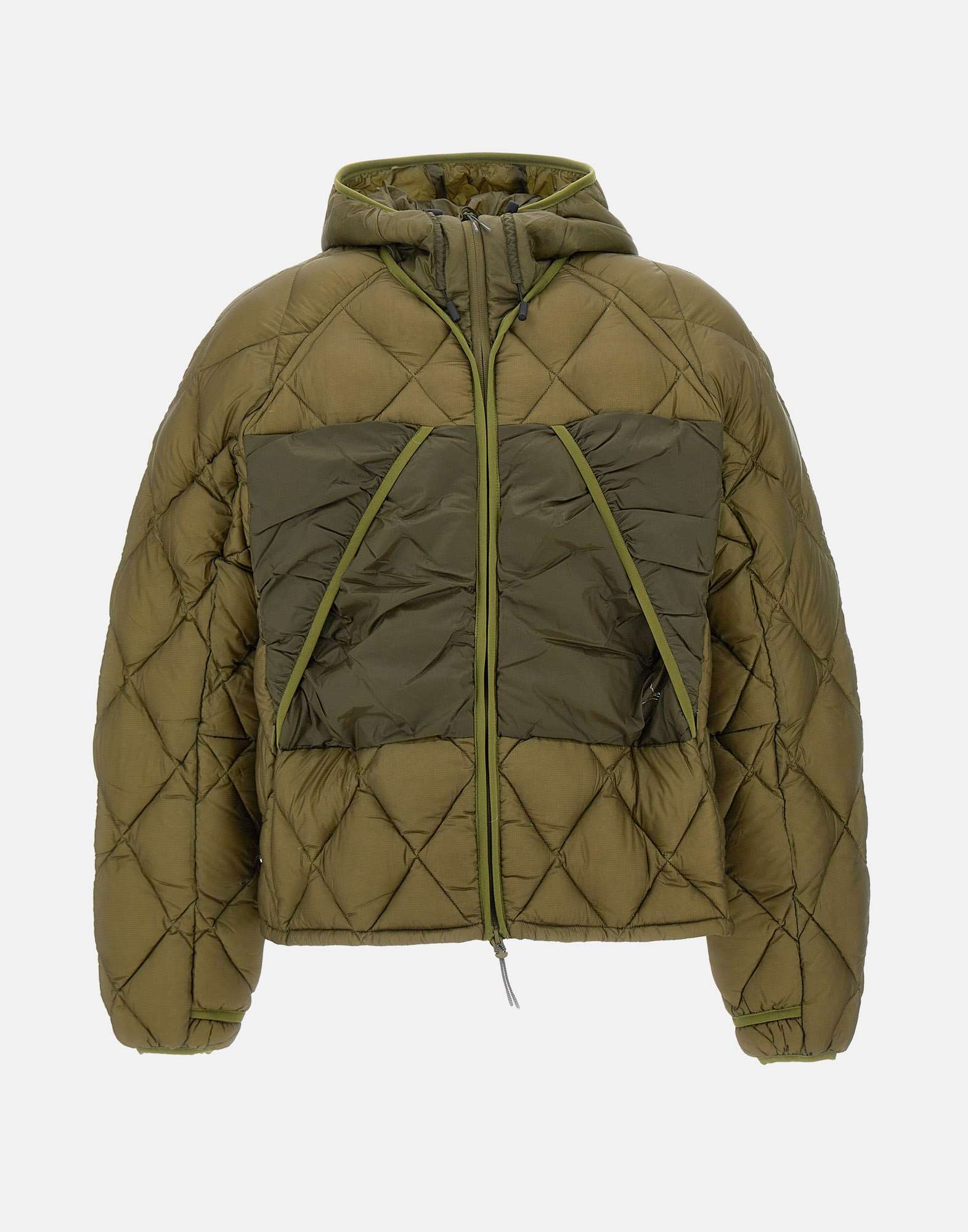 Roa RBMW053FA35 Unisex Green Coats - Zuklat