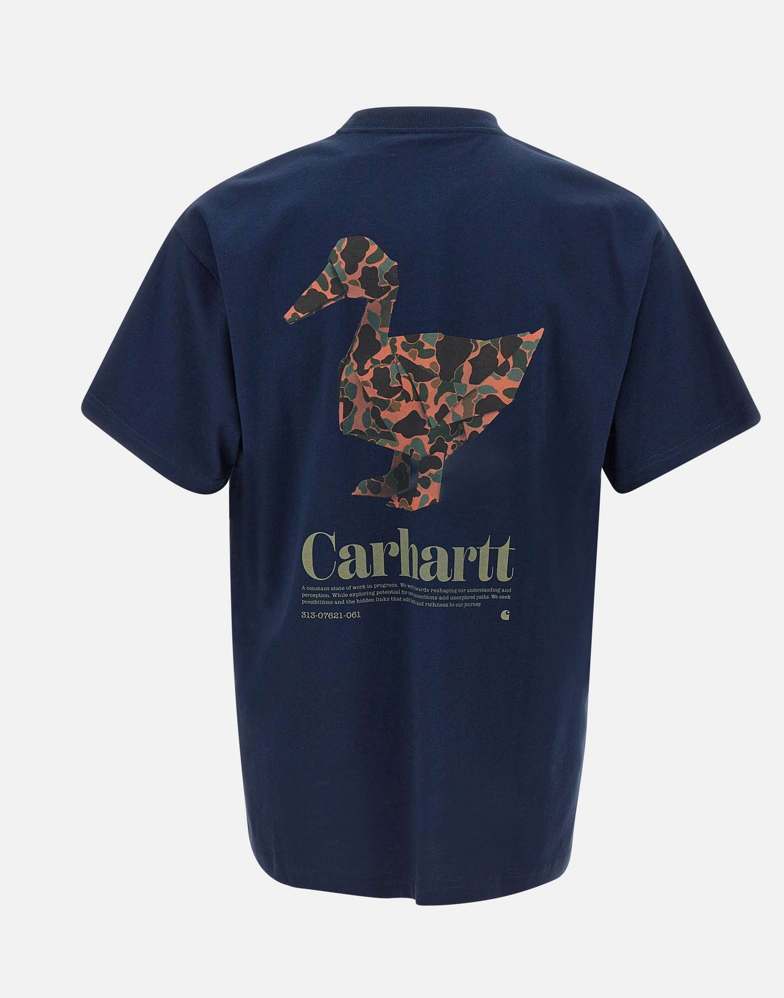 Carhartt WIP I033967 Man BLUE T-shirts and Polos - Zuklat