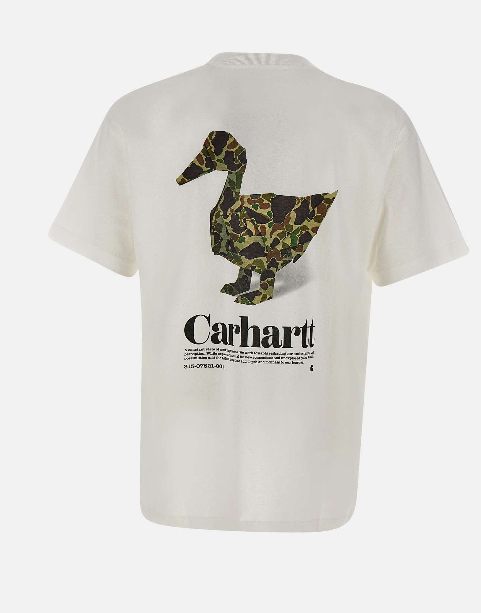 Carhartt WIP I033967 Man White T-shirts and Polos - Zuklat