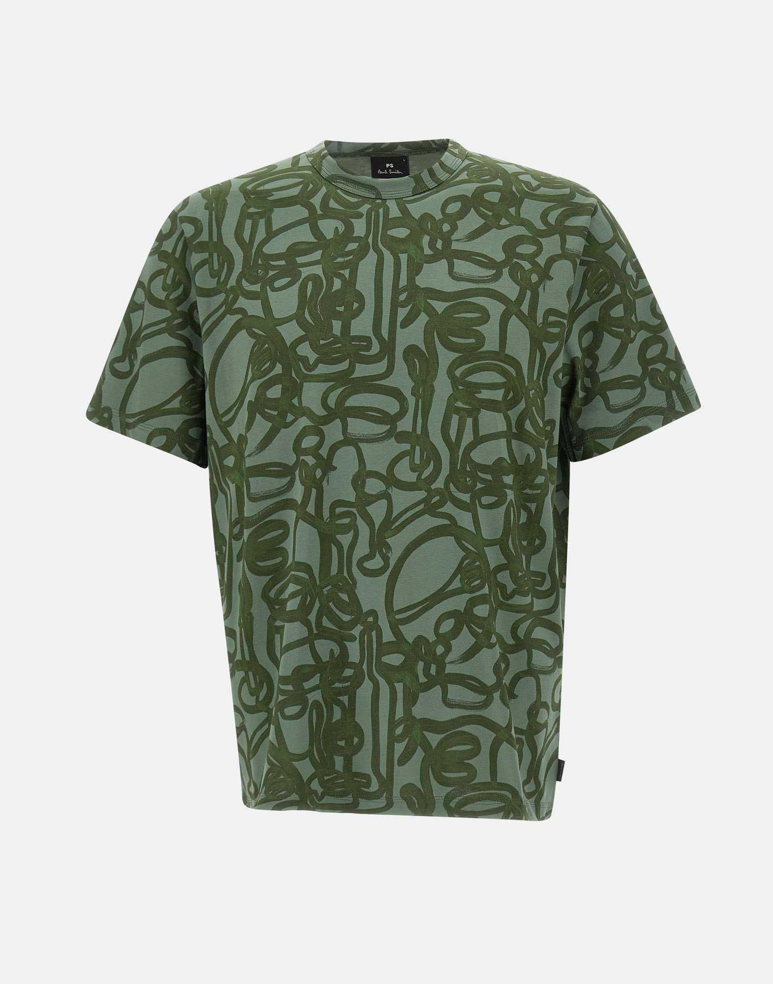 Paul Smith M2R090Z Man Green T-shirts and Polos - Zuklat