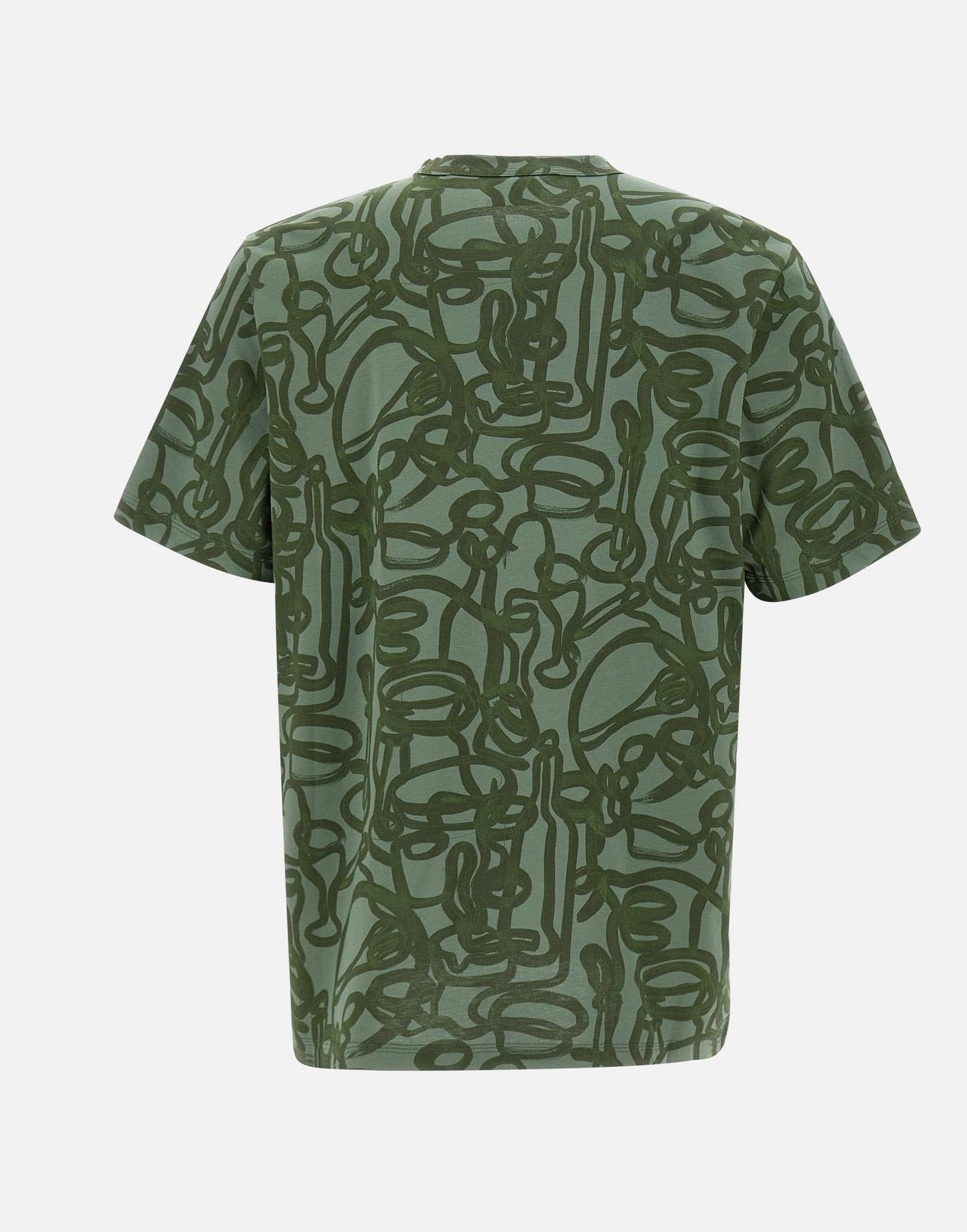 Paul Smith M2R090Z Man Green T-shirts and Polos - Zuklat