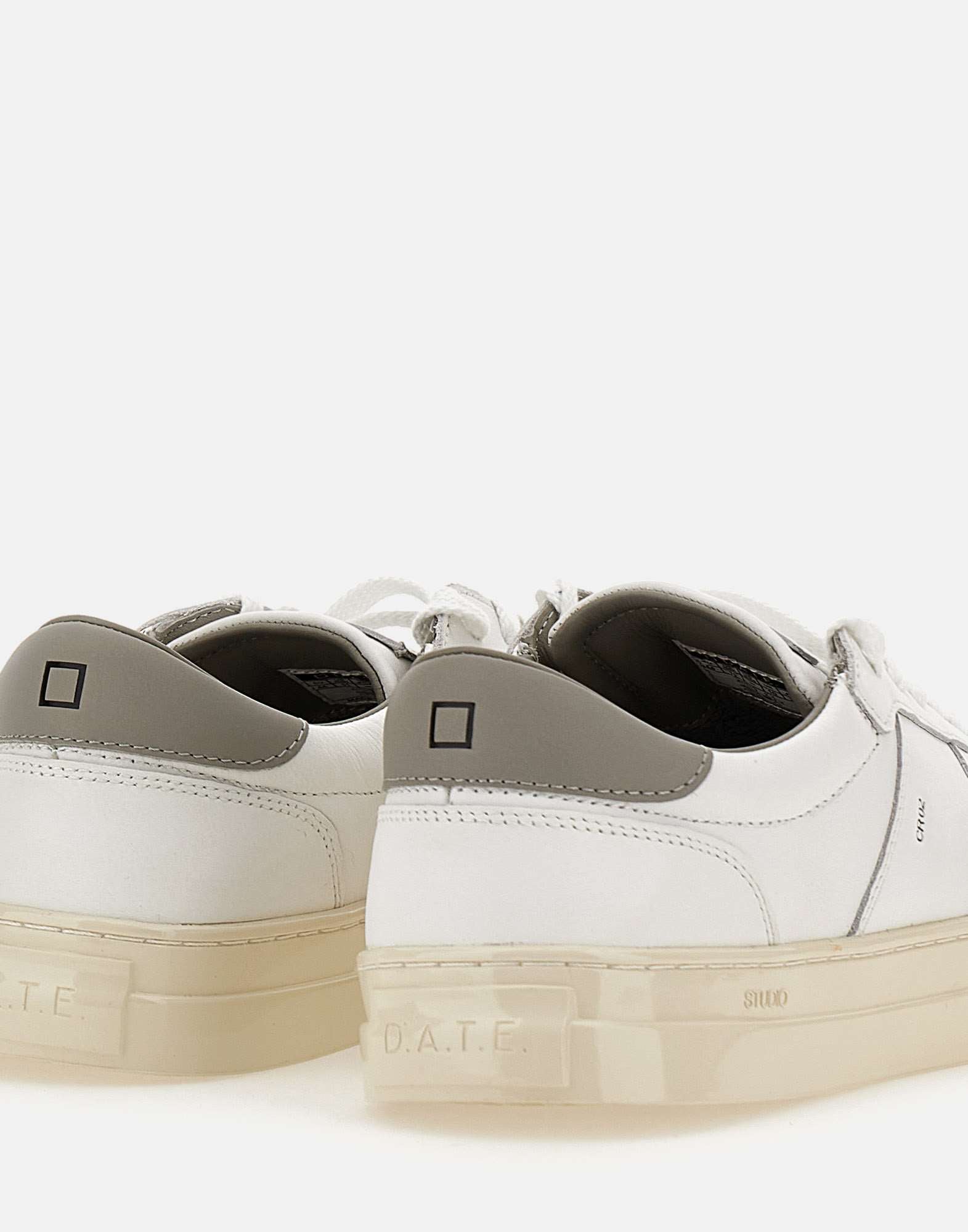 D.A.T.E. M411SDCA Man White Sneakers - Zuklat