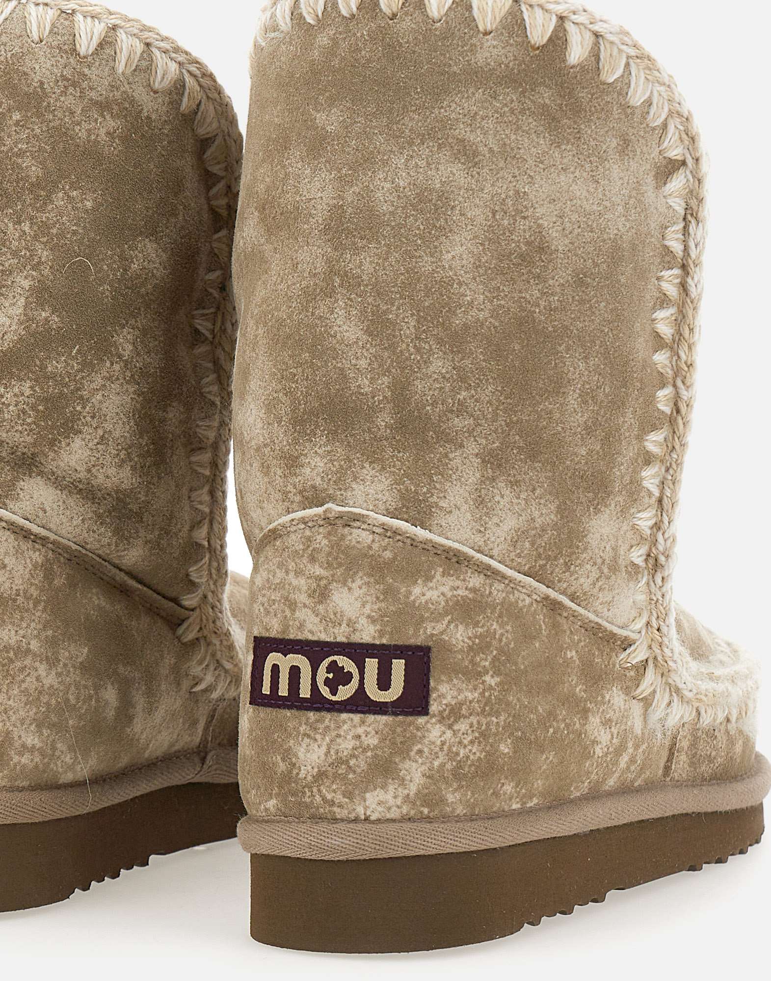 Mou FW101000B Woman Beige Boots - Zuklat