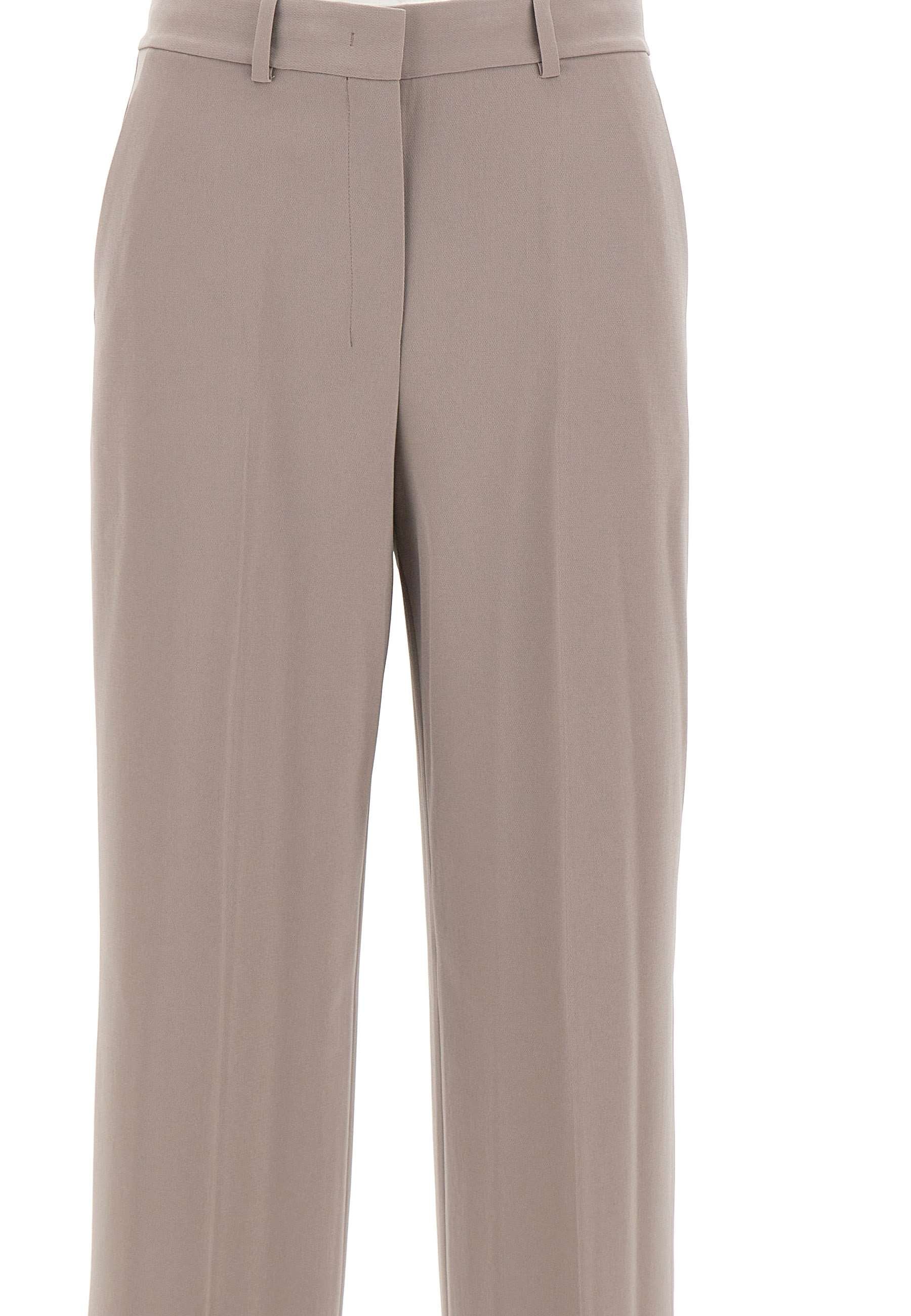 Theory O0709203 Woman Beige Trousers - Zuklat