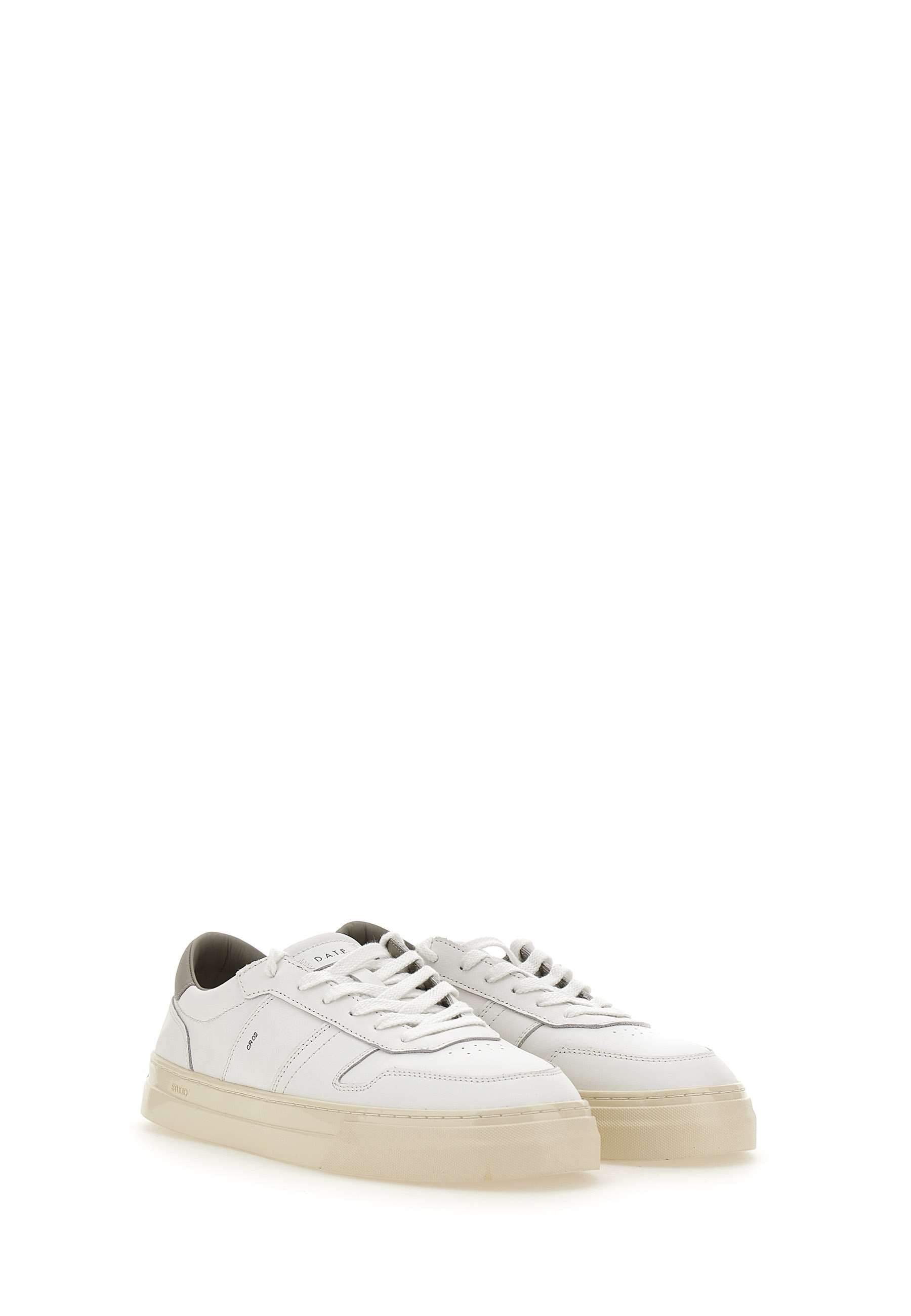 D.A.T.E. M411SDCA Man White Sneakers - Zuklat