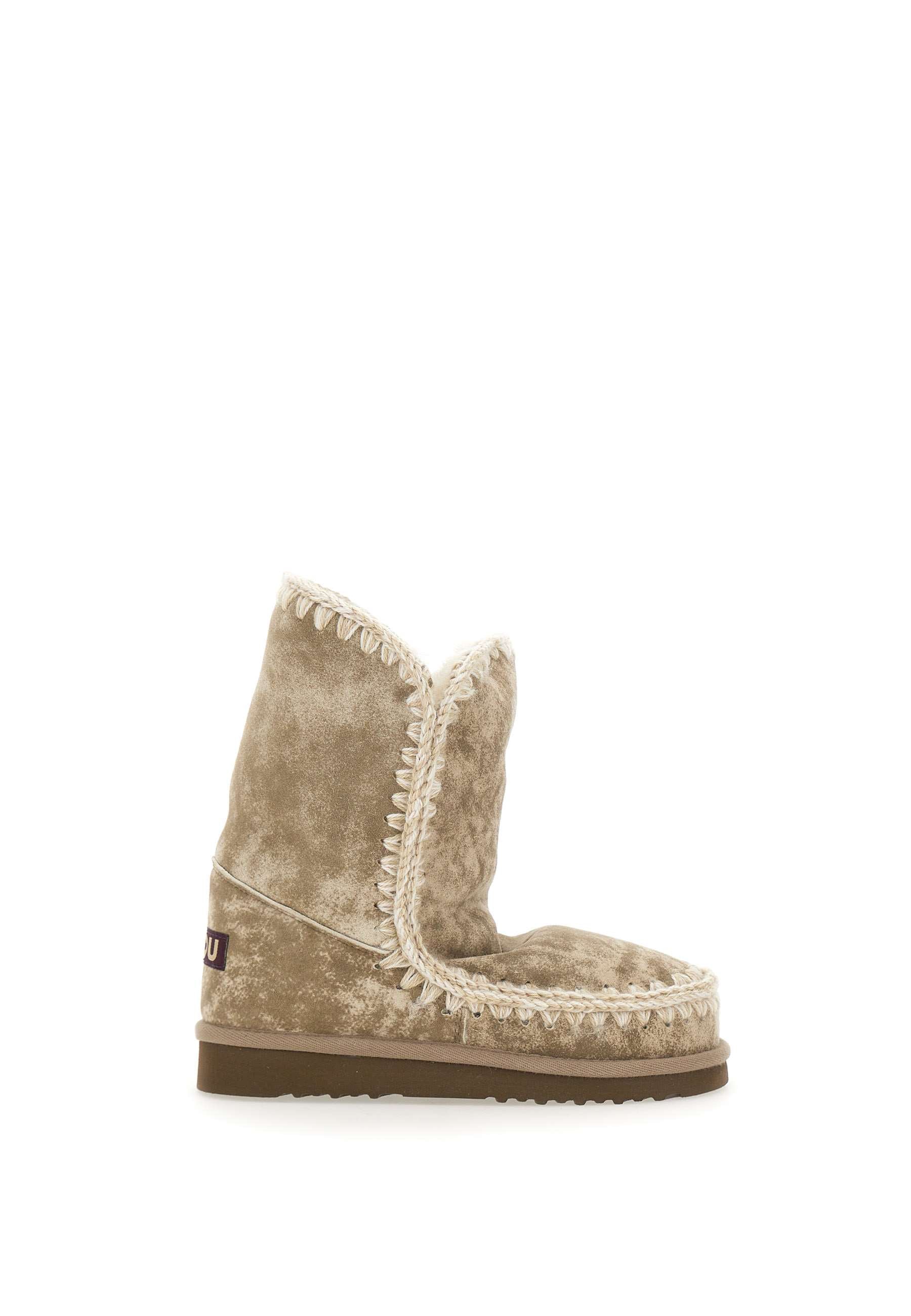 Mou FW101000B Woman Beige Boots - Zuklat