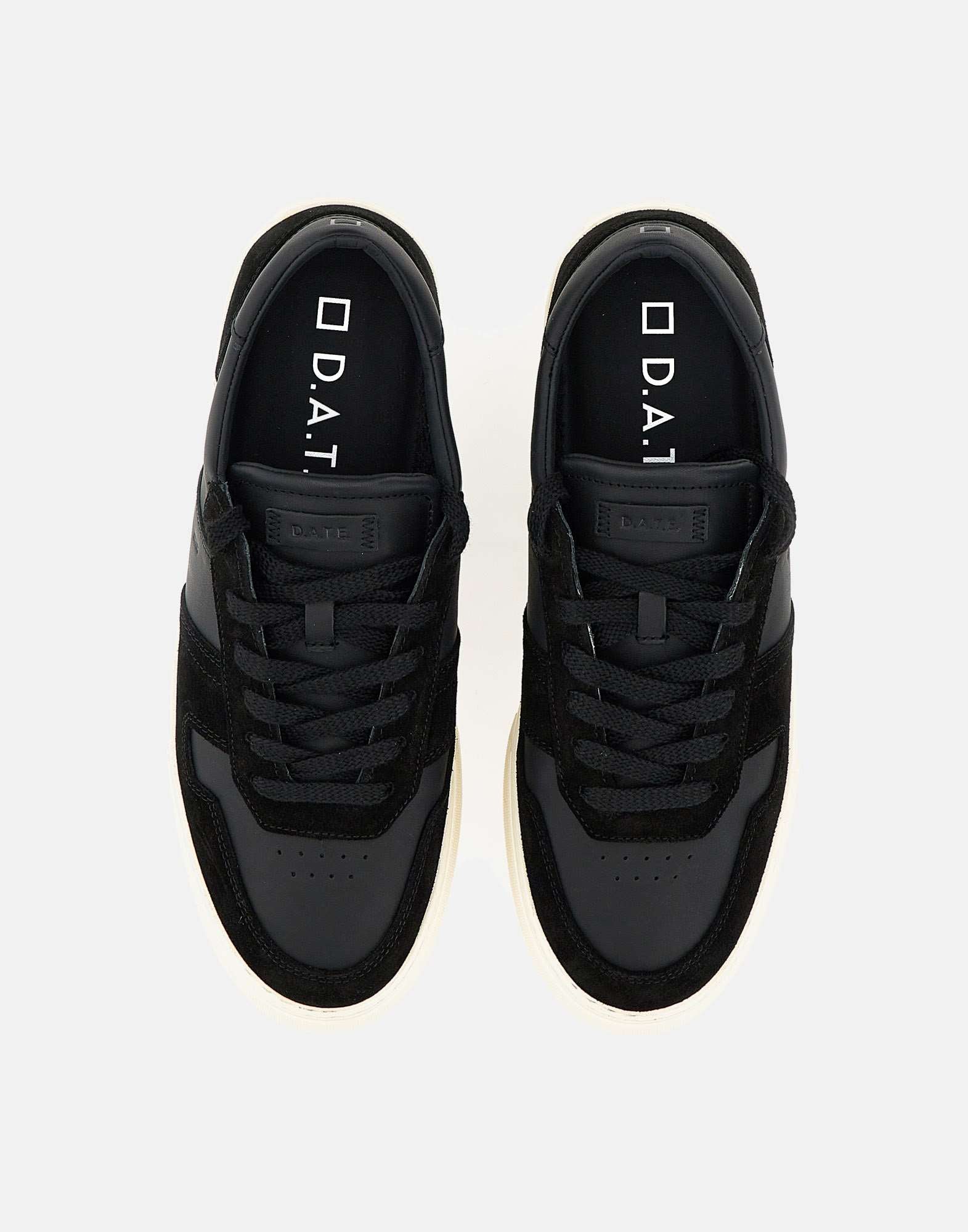 D.A.T.E. M411SDCA Man Black Sneakers - Zuklat