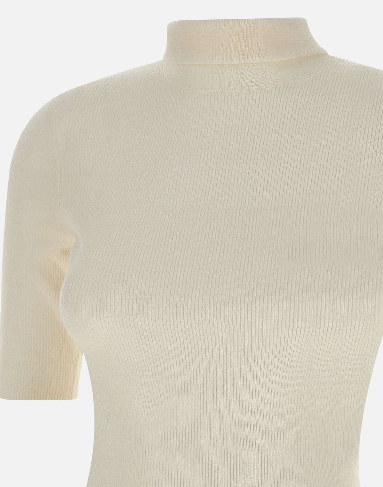 Theory J1111703 Woman White Sweaters - Zuklat