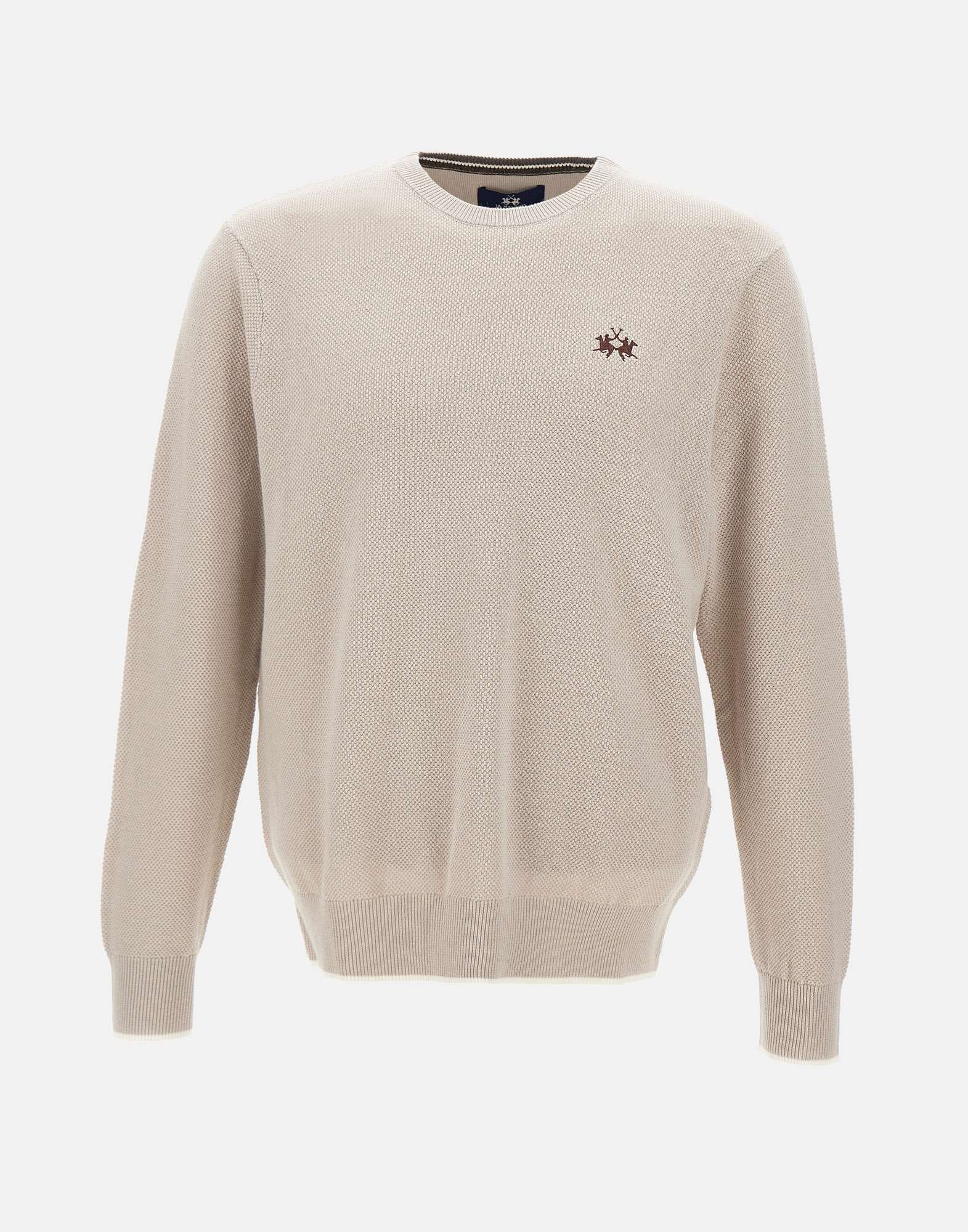 La Martina ZMS007 Man Beige Sweaters - Zuklat