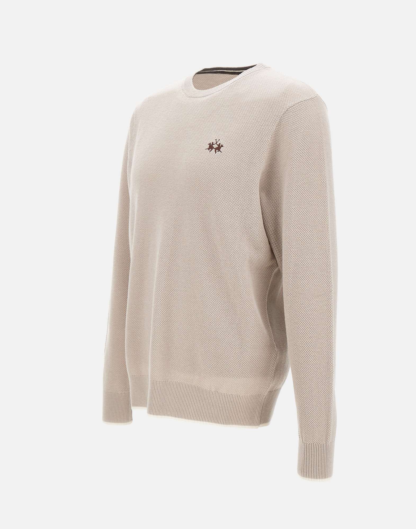 La Martina ZMS007 Man Beige Sweaters - Zuklat