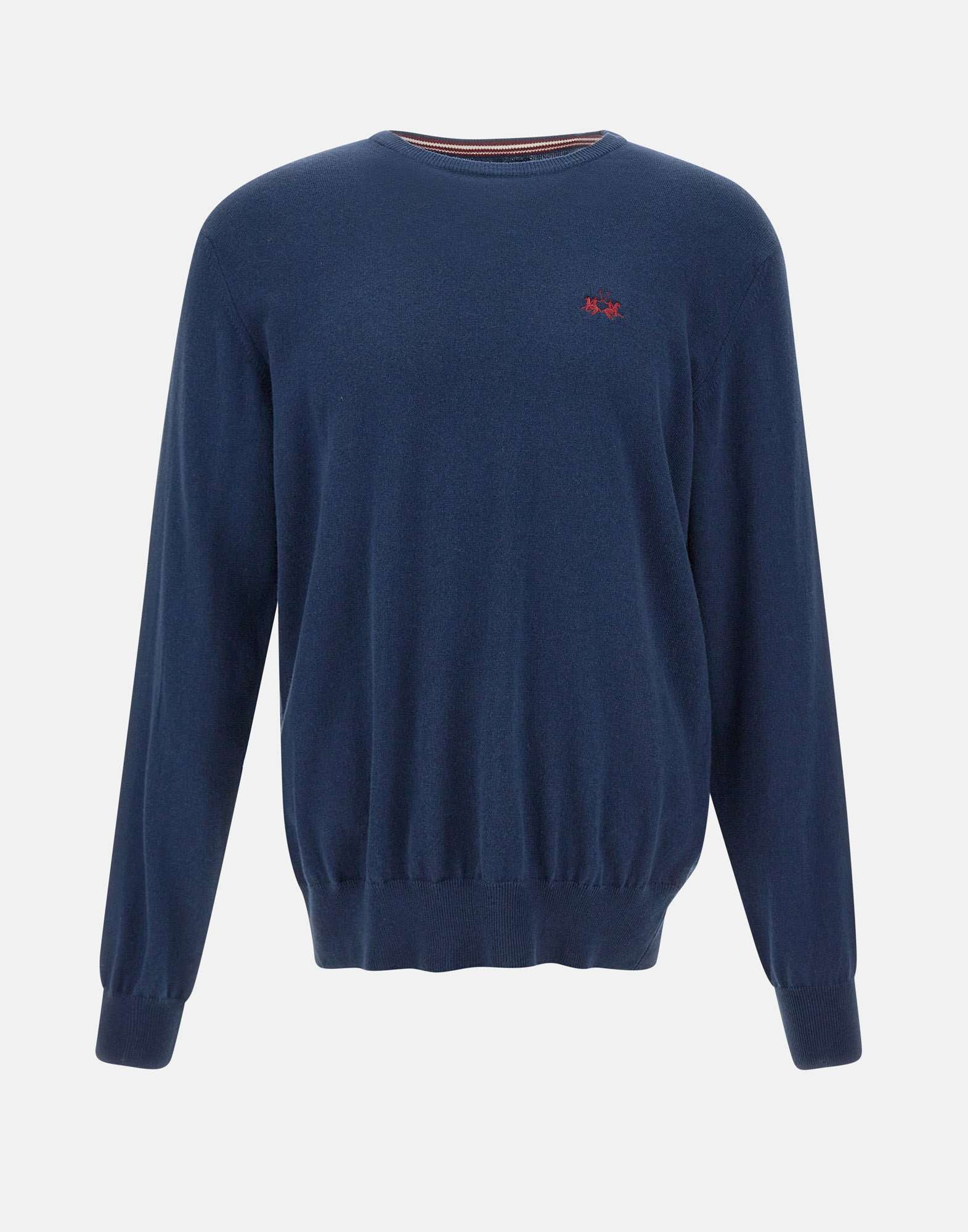 La Martina ZMS002 Man Blue Sweaters - Zuklat