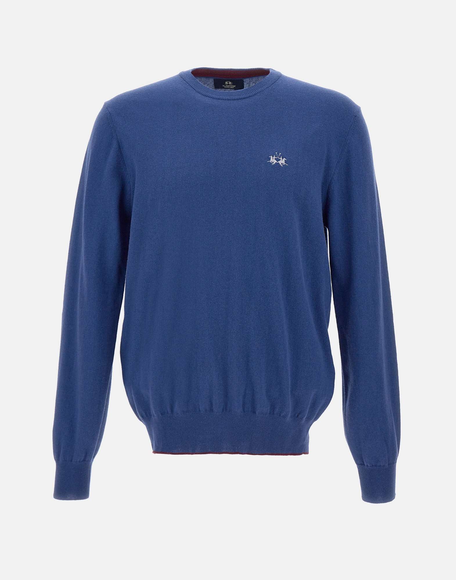 La Martina ZMS005 Man Blue Sweaters - Zuklat