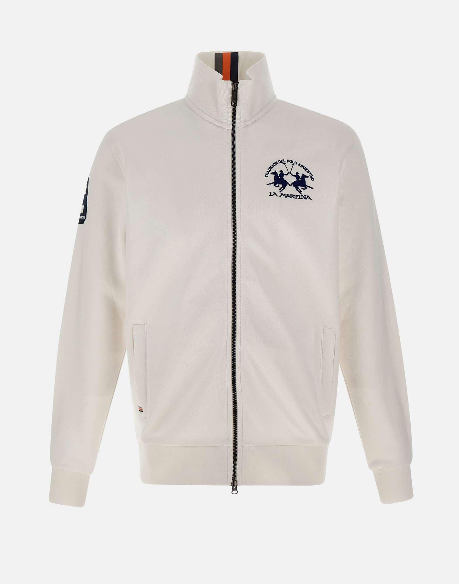 La Martina ZMF301 Man White Sweaters - Zuklat