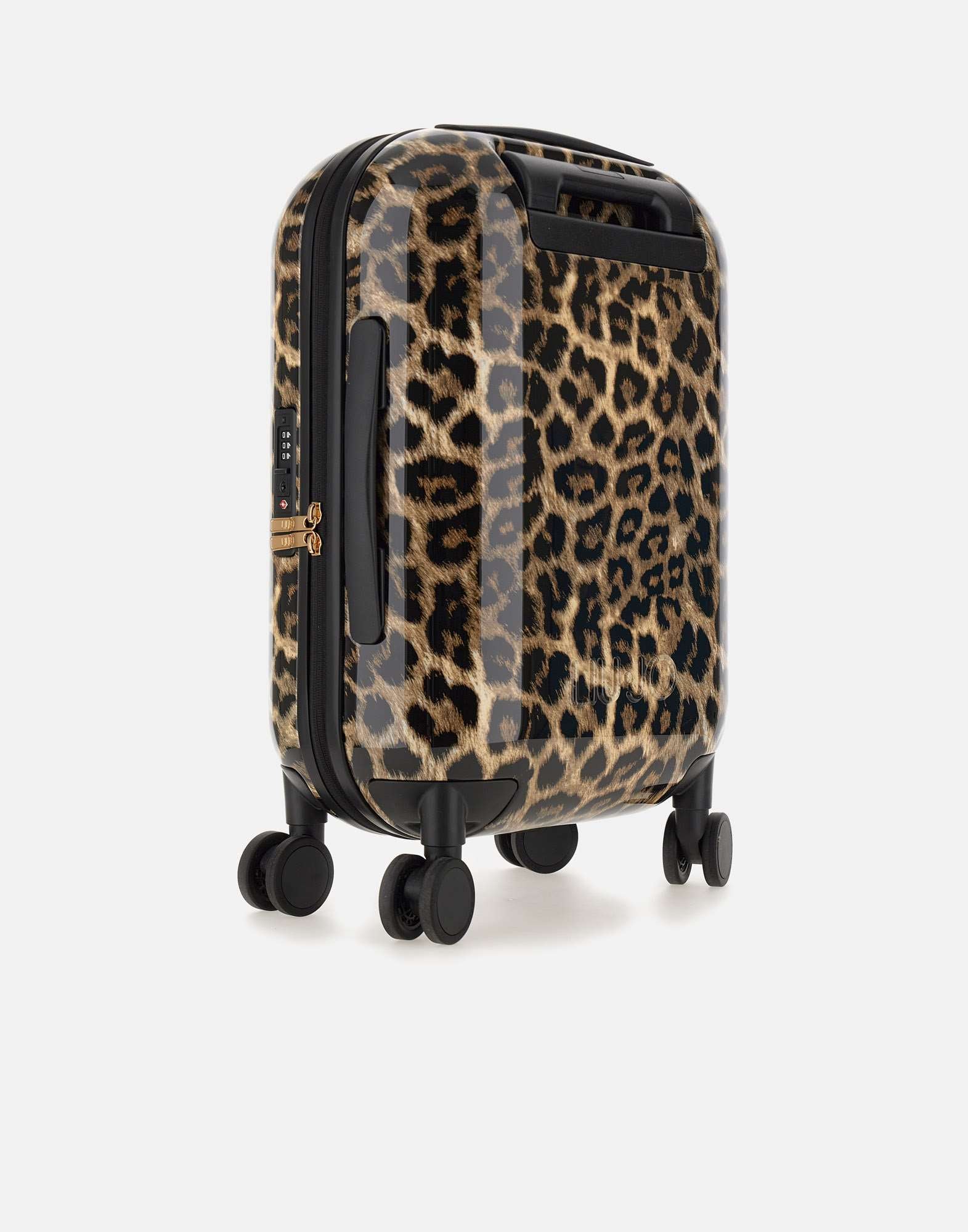 Liu Jo AF4316E0300 Woman BLACK/BEIGE Suitcases - Zuklat