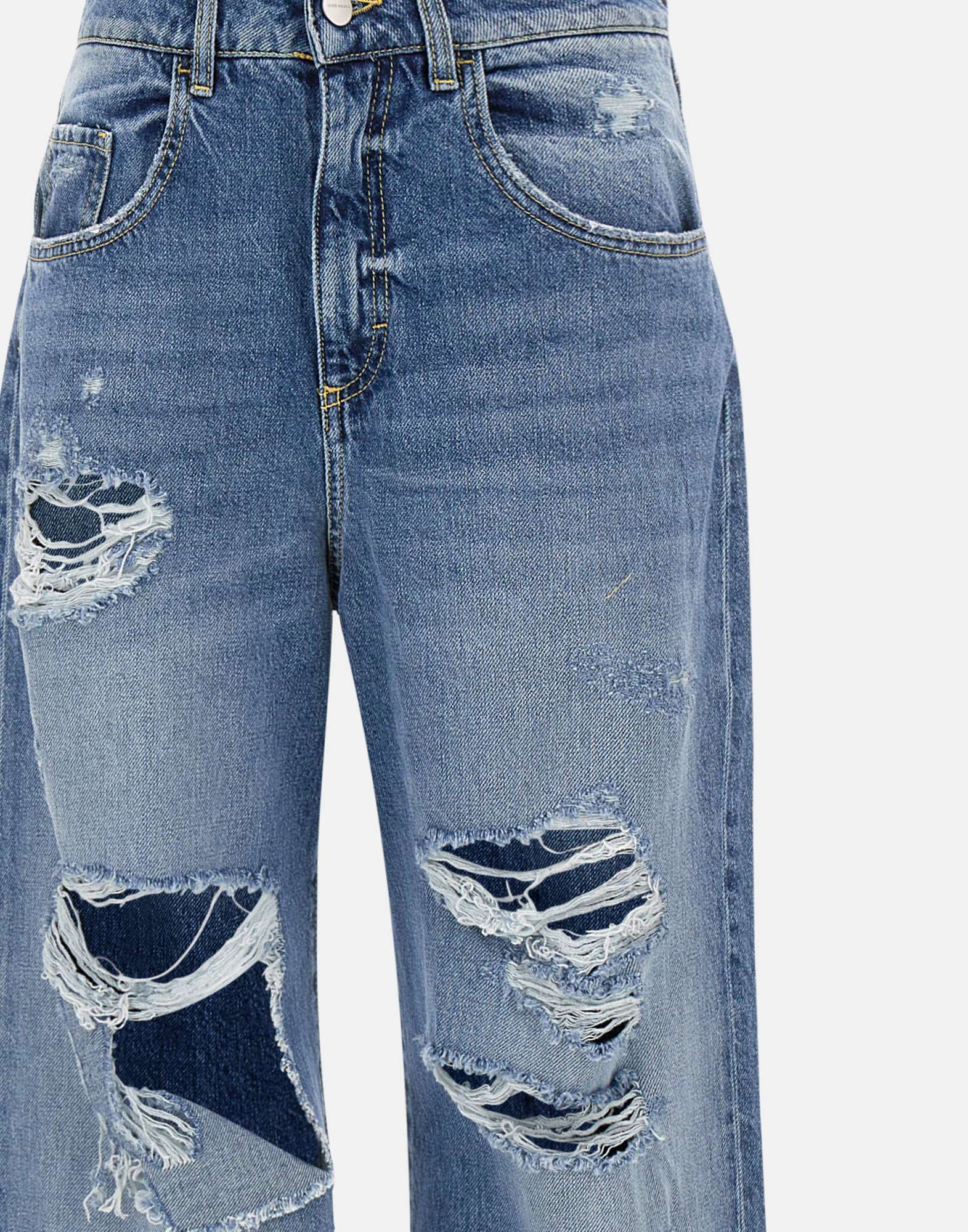 ICON DENIM POPPY Woman Blue Jeans - Zuklat