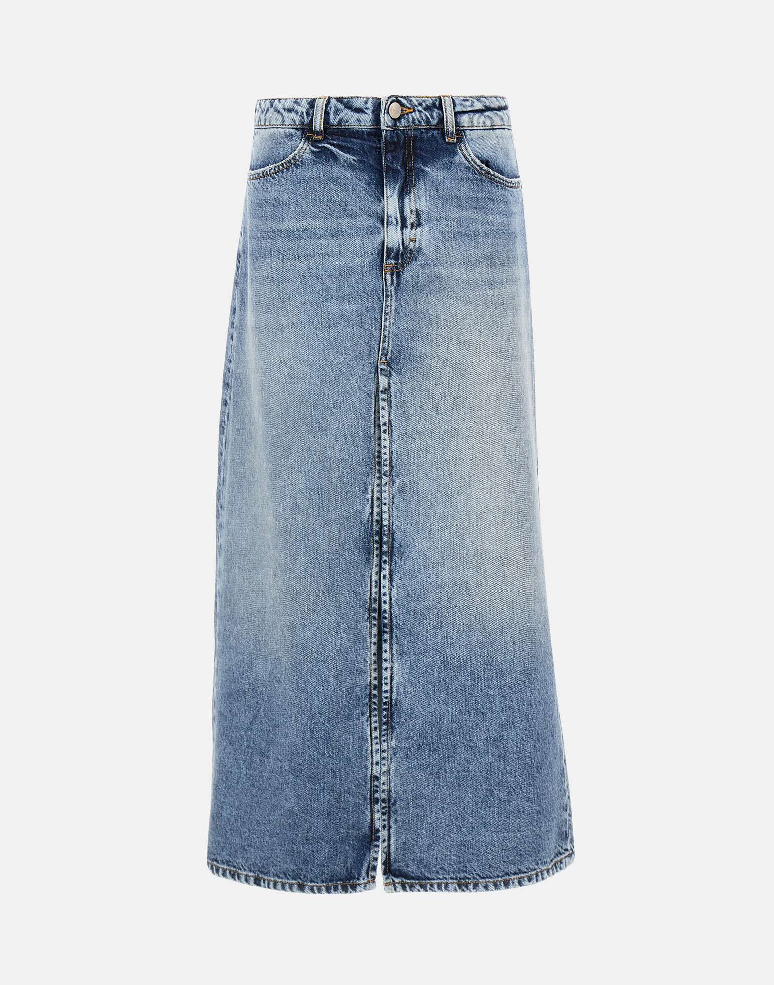 ICON DENIM SANDY Woman Blue Skirts - Zuklat