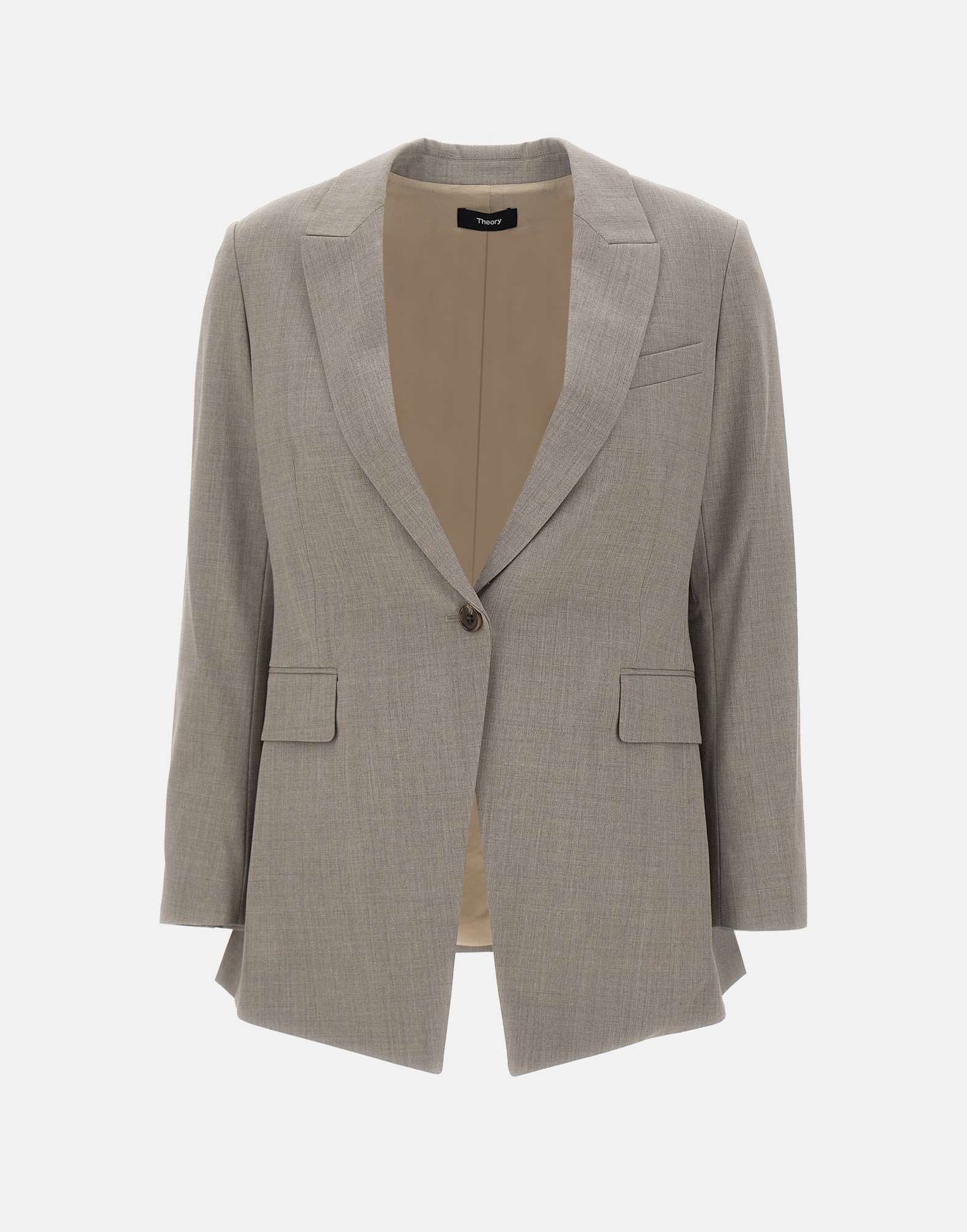 Theory H0101113 Woman Grey Jackets - Zuklat