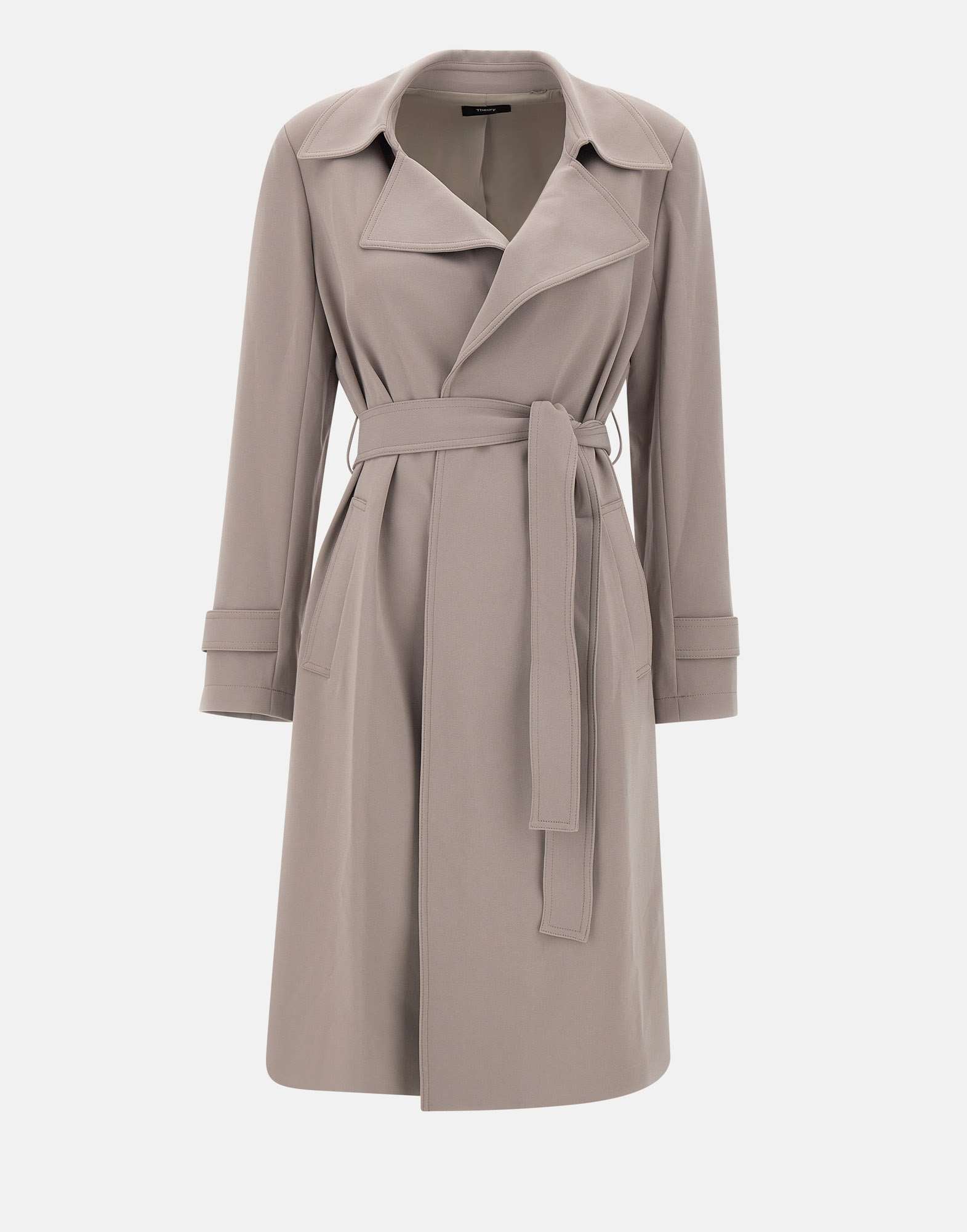 Theory J0709411 Woman Grey Coats - Zuklat