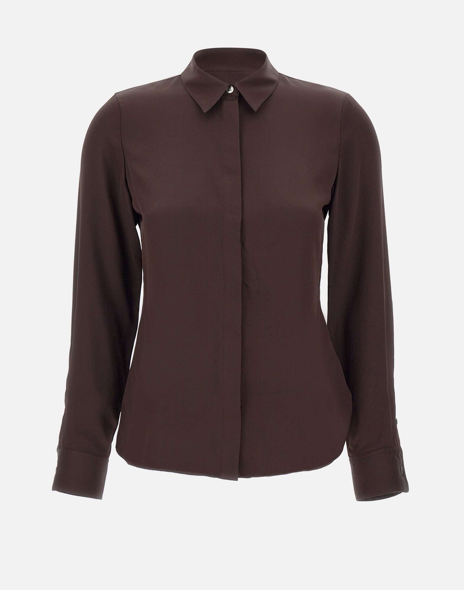 Theory M0102536 Woman Brown Shirts - Zuklat