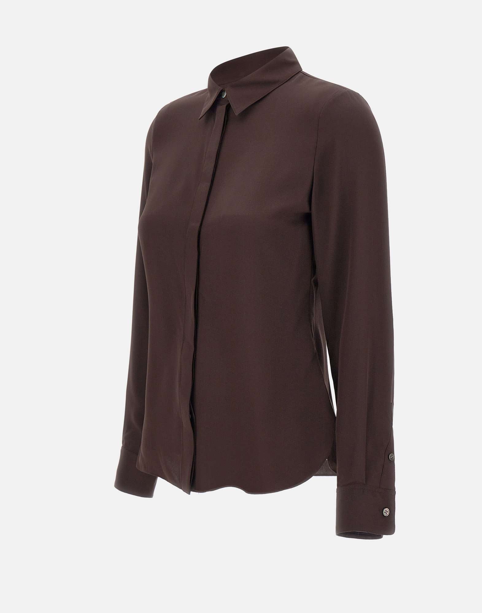 Theory M0102536 Woman Brown Shirts - Zuklat