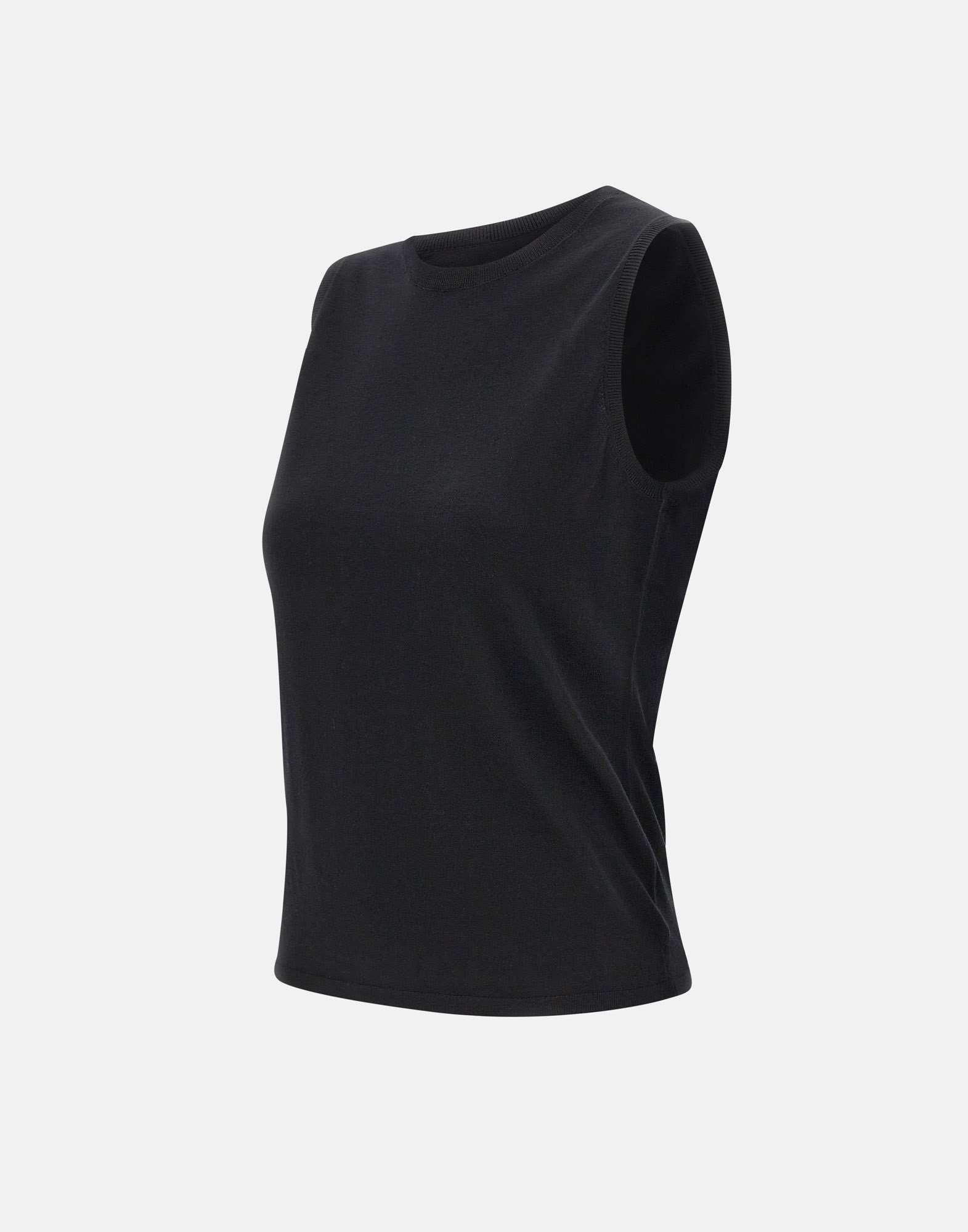 Theory O0711707 Woman Black Top - Zuklat