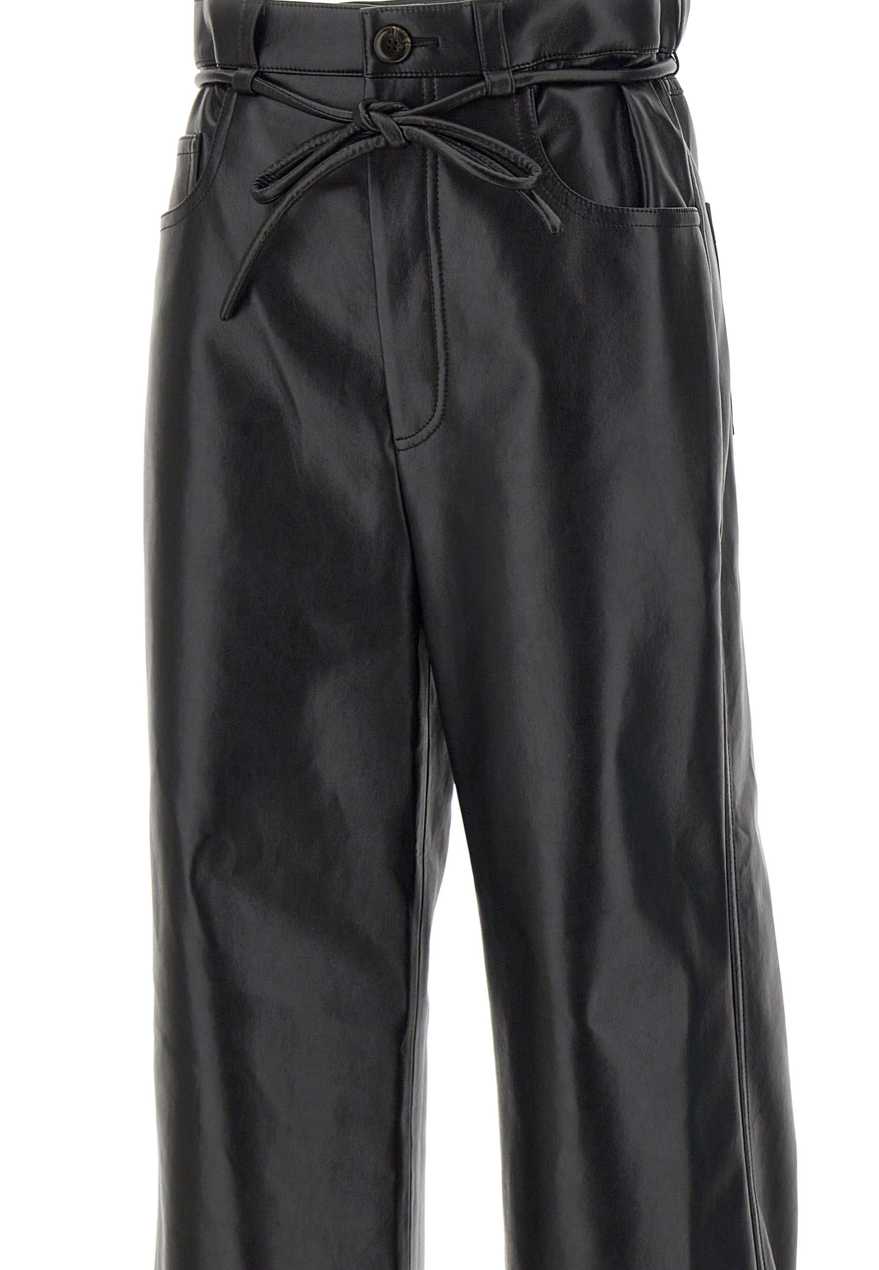 NANUSHKA NW24PFOW26051 Woman Black Trousers - Zuklat