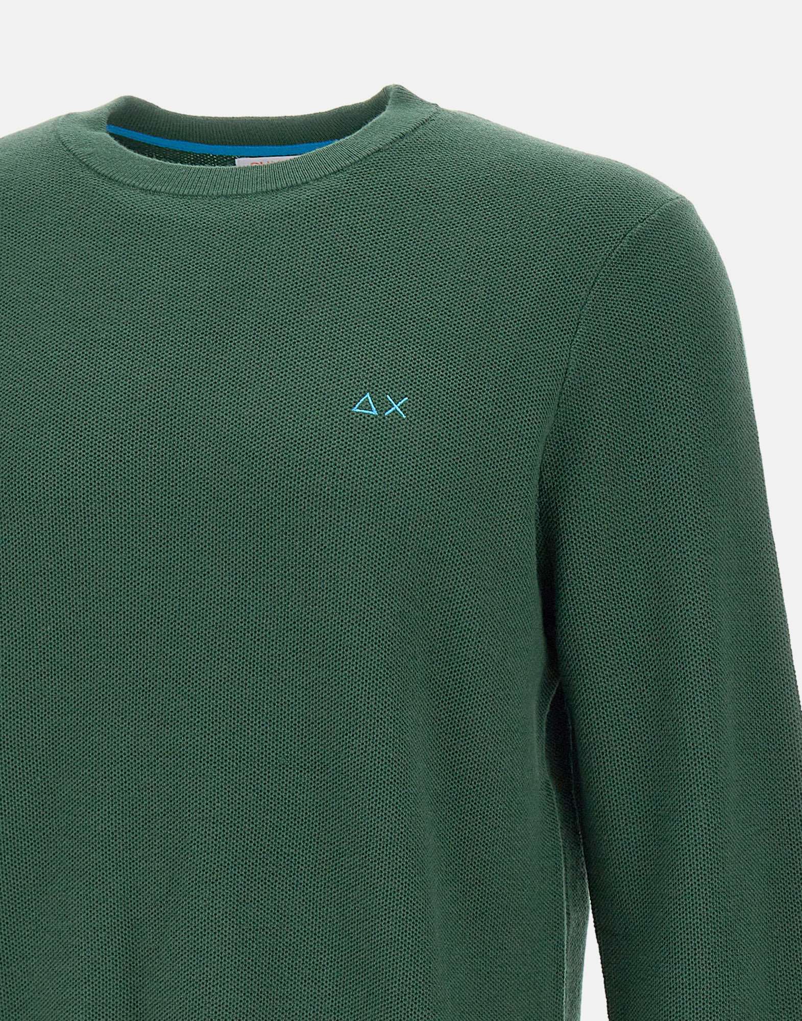 Sun68 K44140 Man Green Sweaters - Zuklat