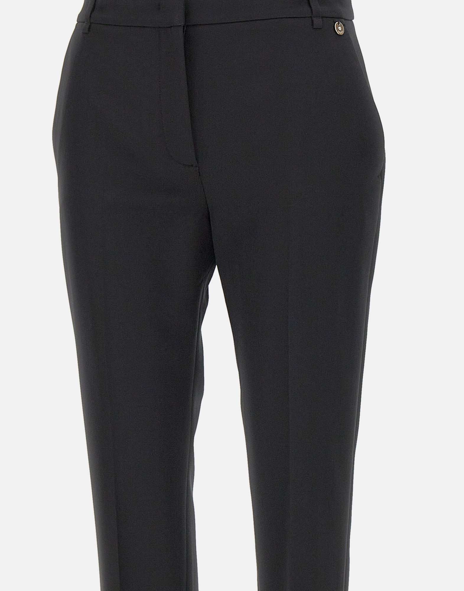 Liu Jo CF4411T2200 Woman Black Trousers - Zuklat