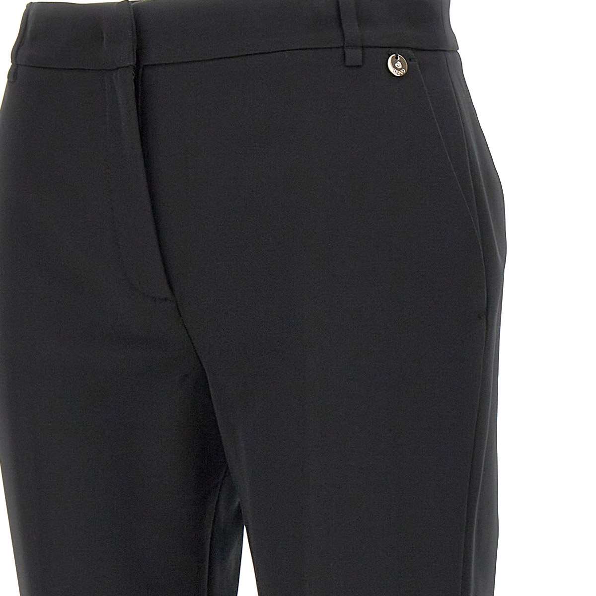 Liu Jo CF4411T2200 Woman Black Trousers - Zuklat