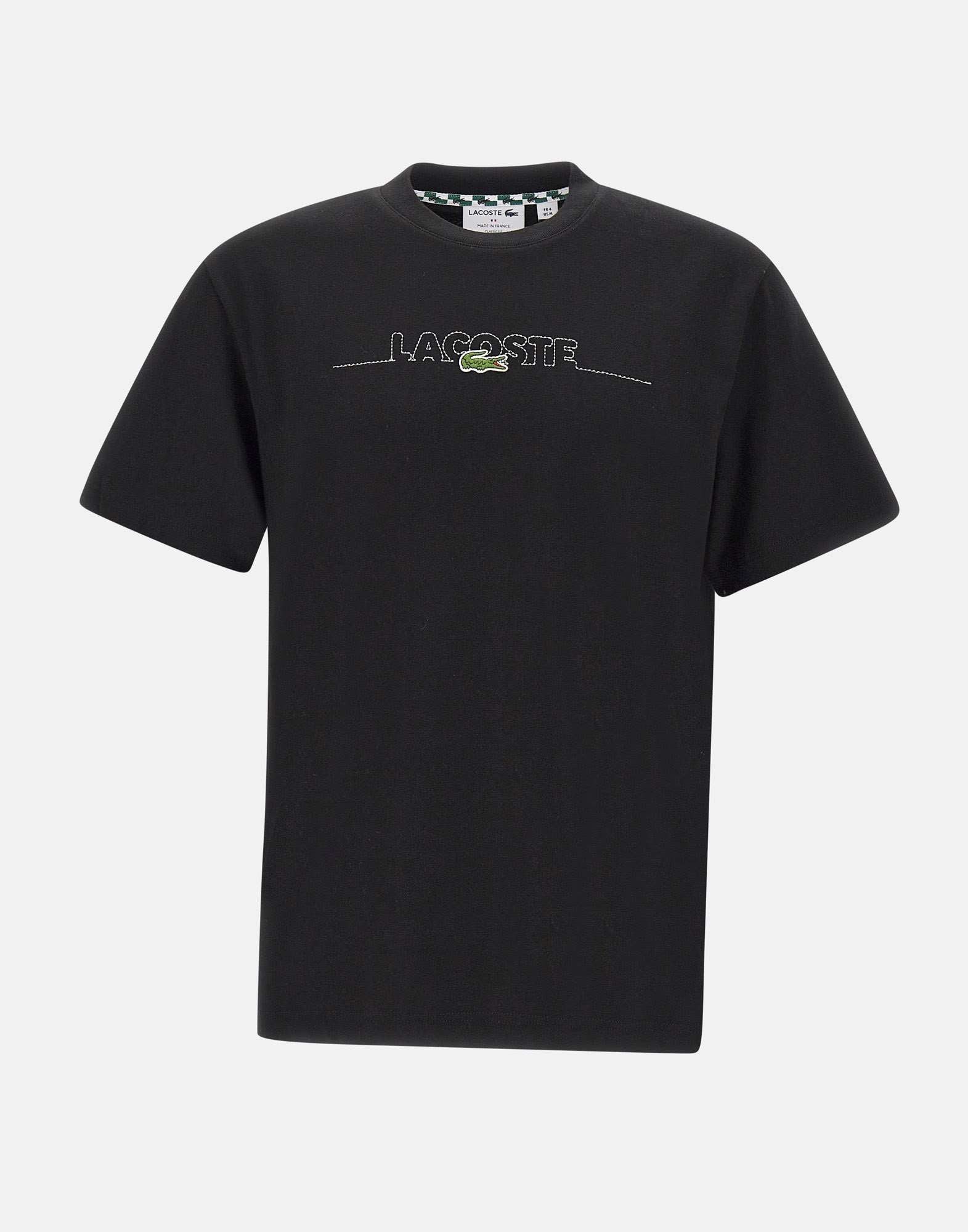 Lacoste TH3836 Man Black T-shirts and Polos - Zuklat