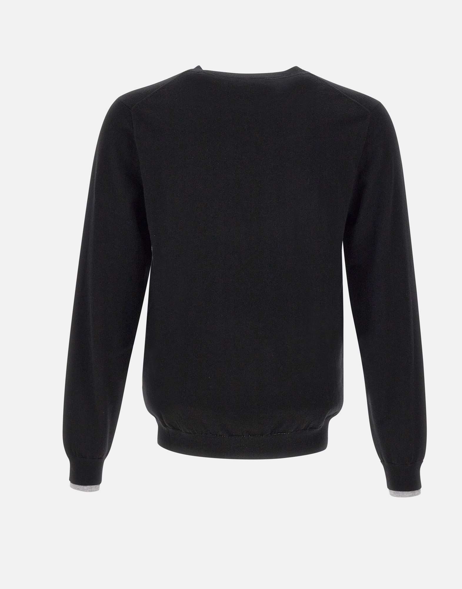 Sun68 K44125 Man Black Sweaters - Zuklat